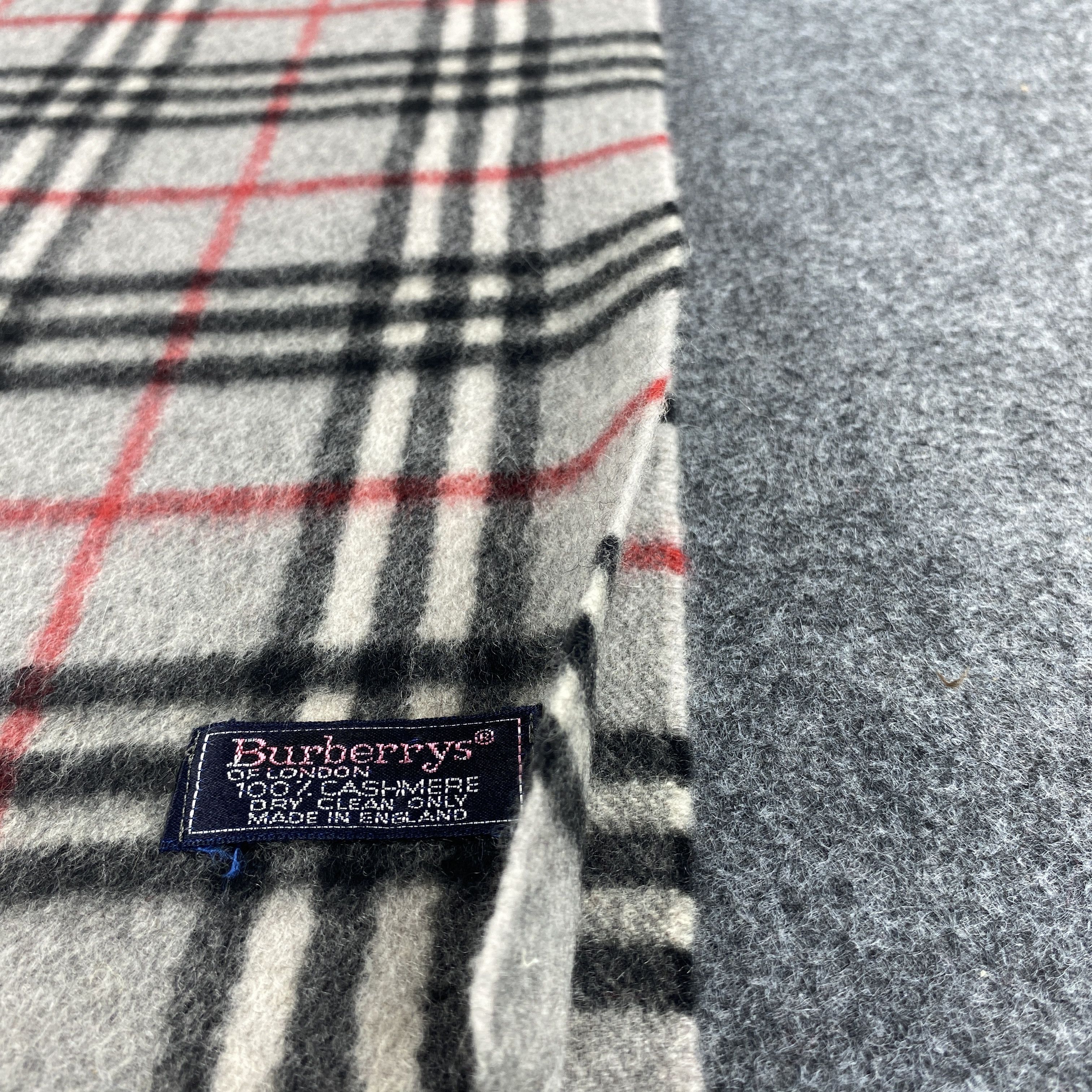 Burberry × Vintage GF10675 Burberry Scarf Neck Wear Muffler Nova Check Size ONE SIZE - 5 Thumbnail