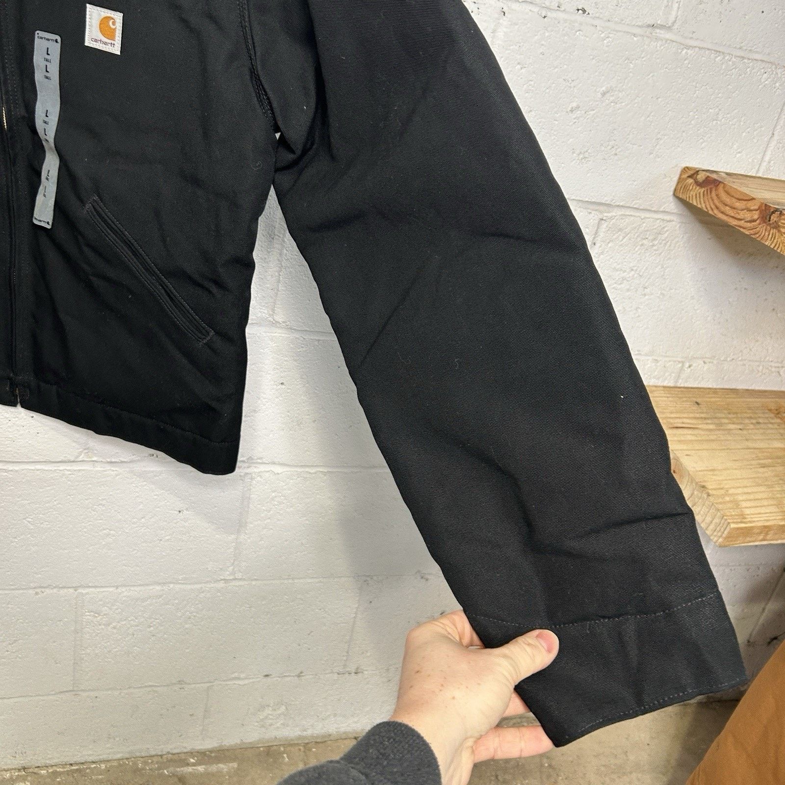 Carhartt Y2K Carhartt Blanket-Lined Detroit Jacket “Black” Leupold Size US L / EU 52-54 / 3 - 7 Thumbnail