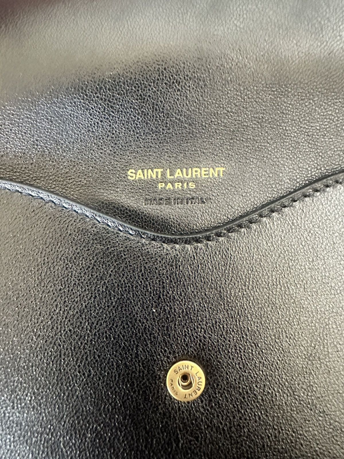 Saint Laurent Paris YSL LOULOU LARGE IN MATELASSÉ LAMBSKIN “ROUGE CABERNET” Size ONE SIZE - 13 Thumbnail
