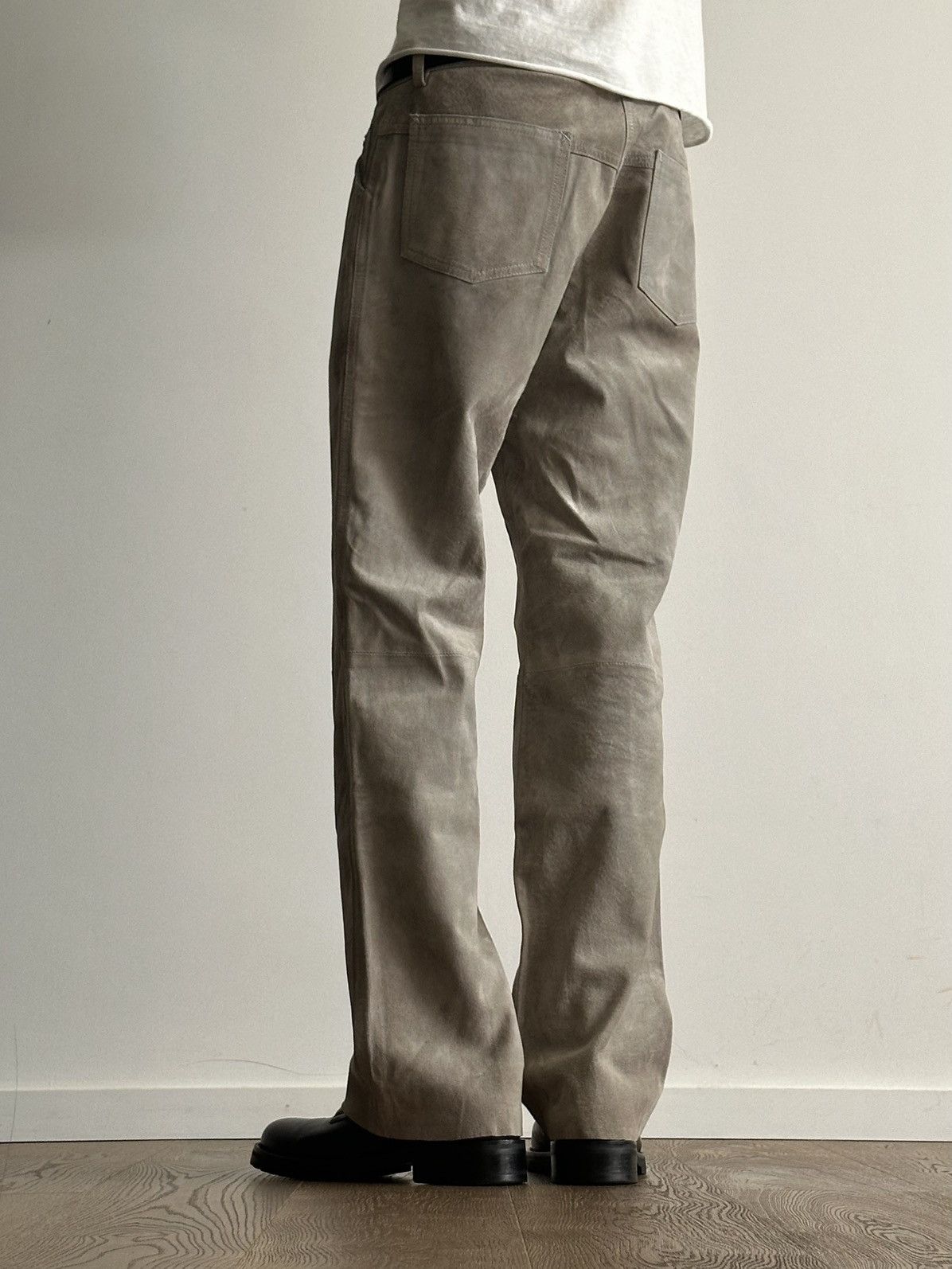 Dolce & Gabbana Dolce Gabbana 2000’s Pig Skin Leather Pants Size US 34 / EU 50 - 3 Thumbnail