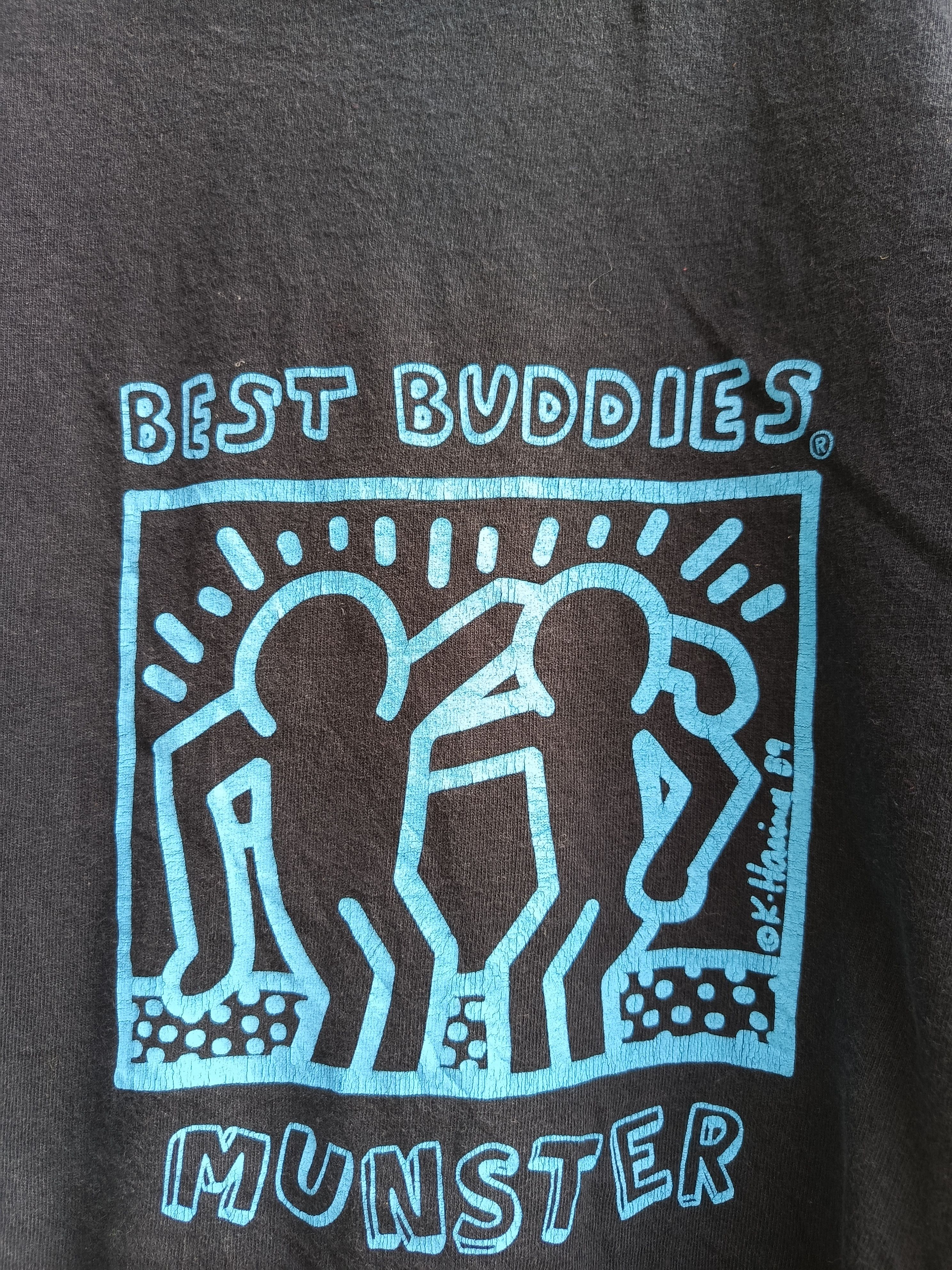 Gildan Keith haring best buddies Munster t-shirt Size US XL / EU 56 / 4 - 3 Thumbnail