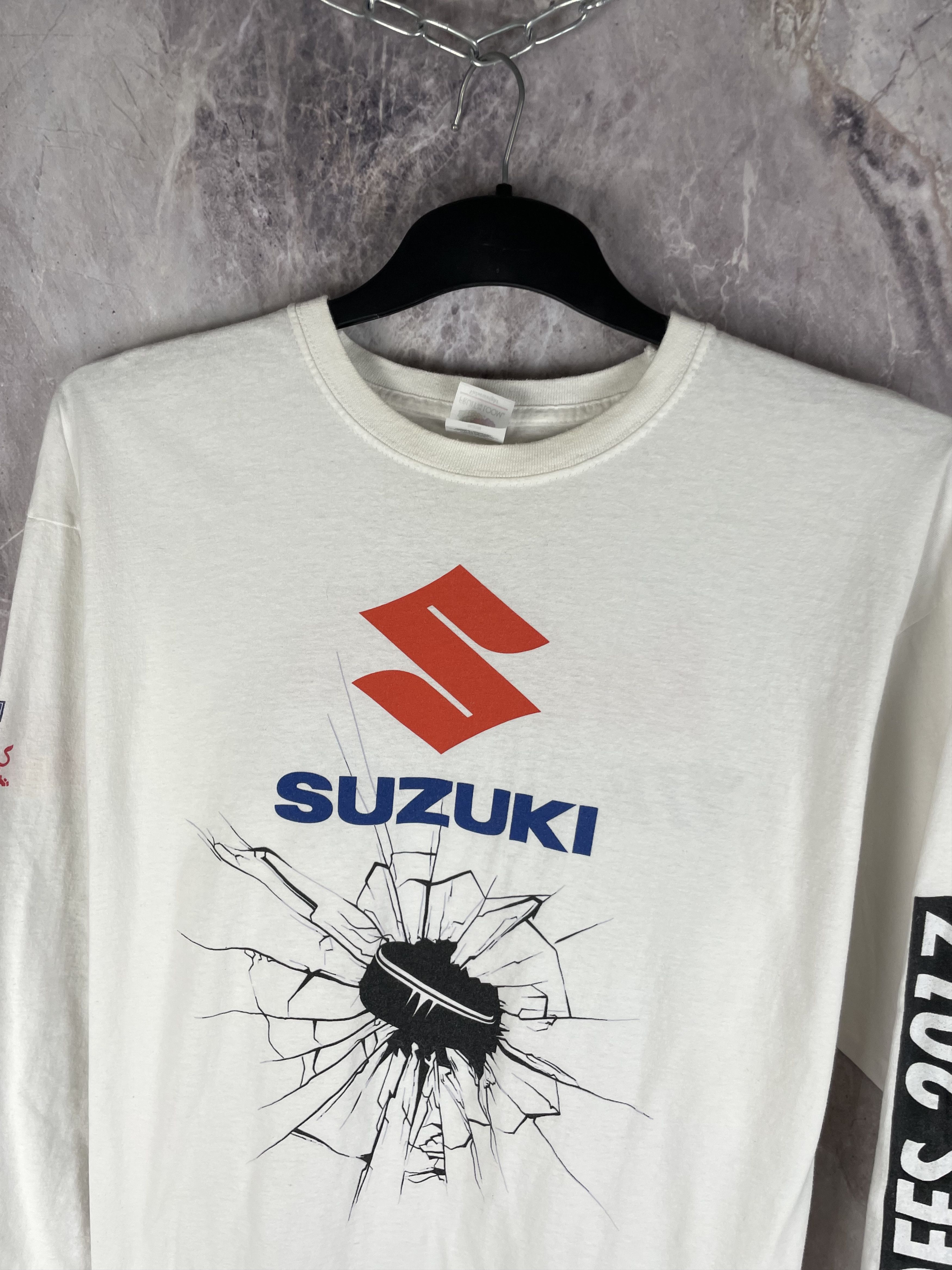 Red Bull Vintage Suzuki Red Bull Longsleeve Size US XL / EU 56 / 4 - 3 Thumbnail