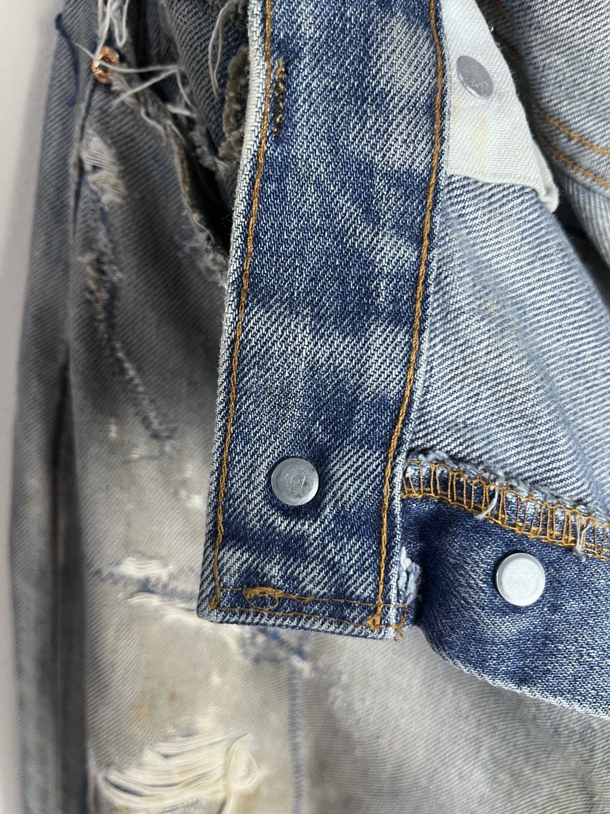 Levi's RARE LEVIS 66 501 SELVEDGE DISTRESSED 60/70s Size US 34 / EU 50 - 10 Thumbnail