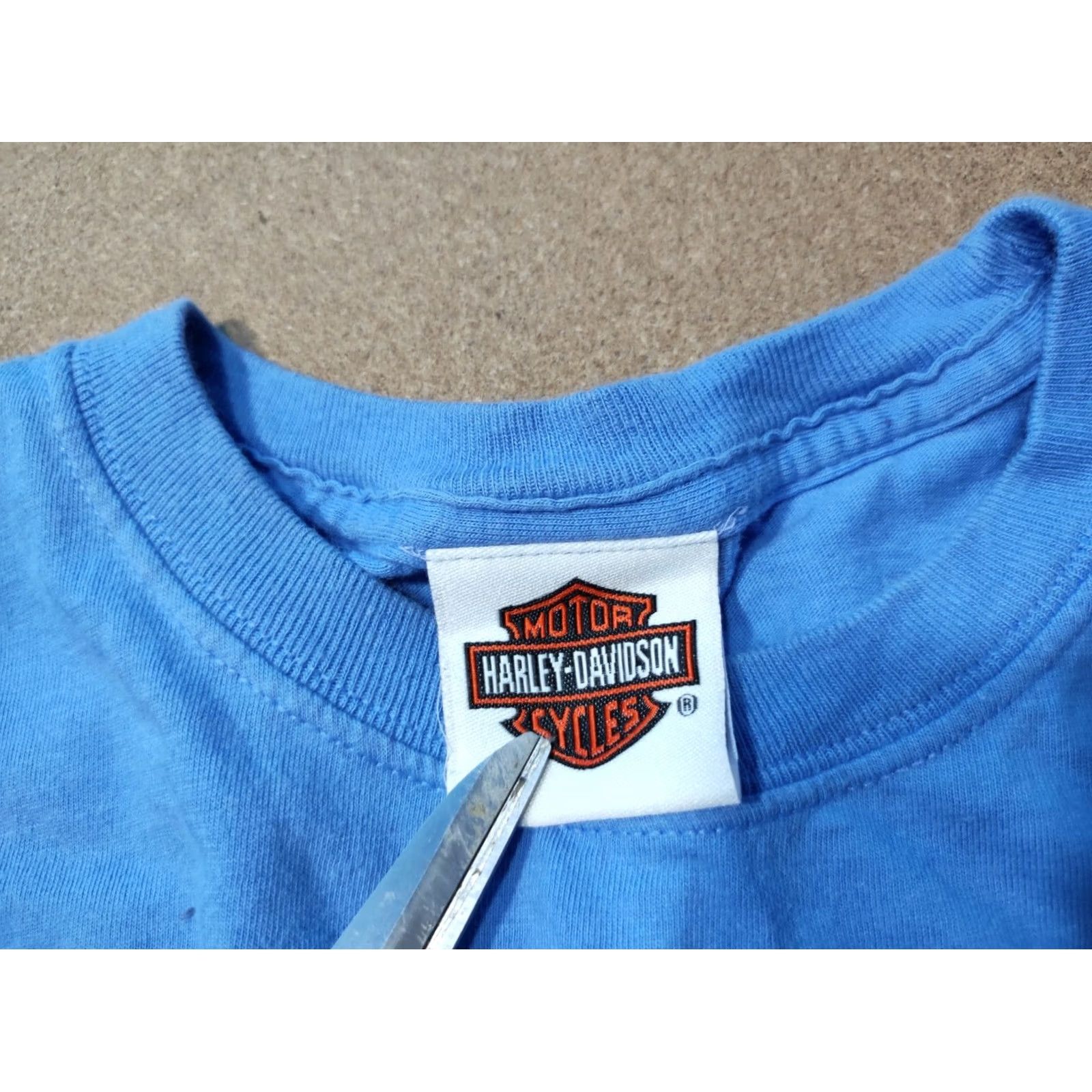 Harley Davidson Harley-Davidson Womens T-Shirt XL Blue Short Sleeve 2008 Bike Week Plain Size XL / US 12-14 / IT 48-50 - 5 Thumbnail