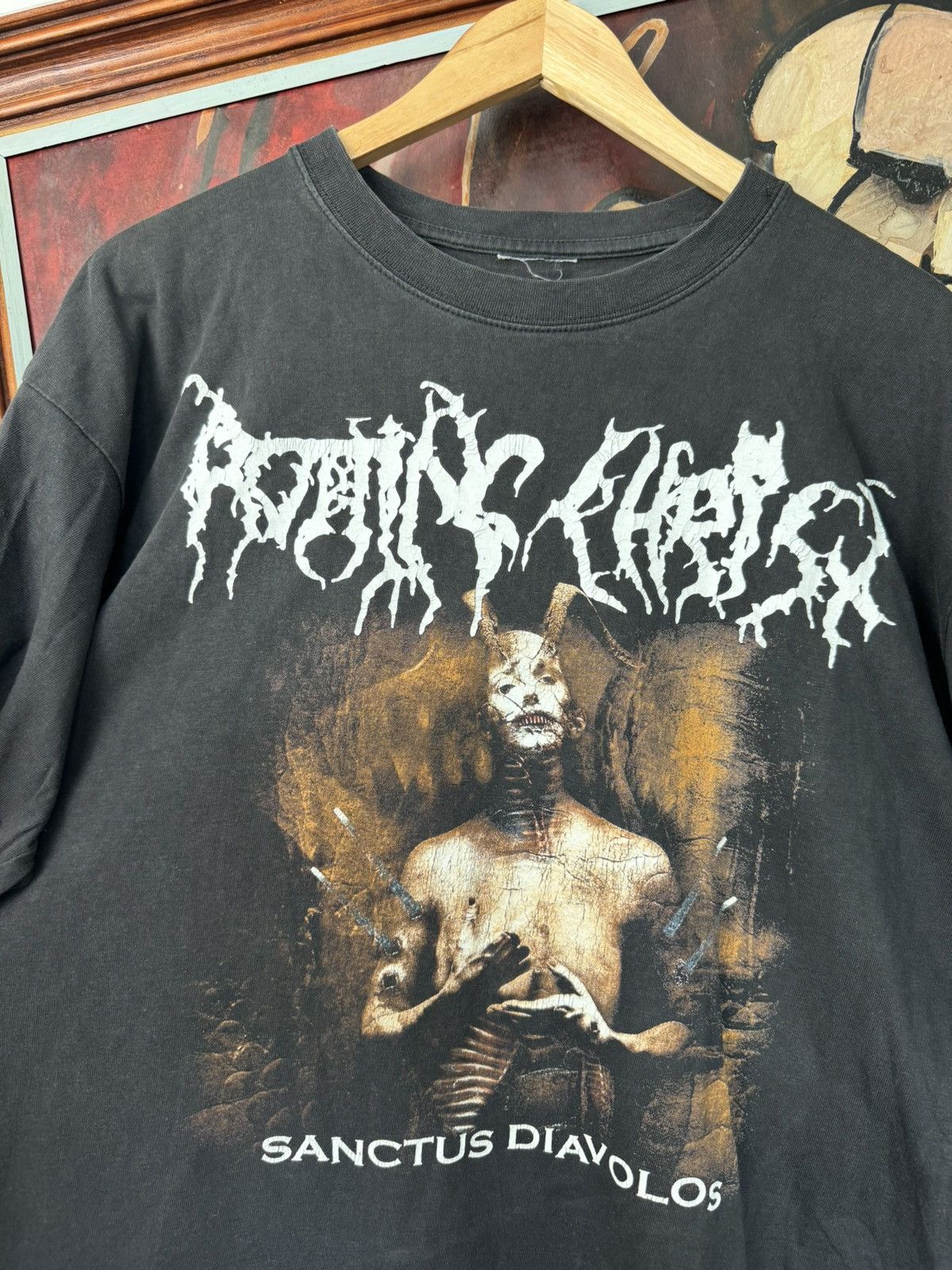 Band Tees × Vintage Rotting Christ Sanctus Diavolos Vintage Metal