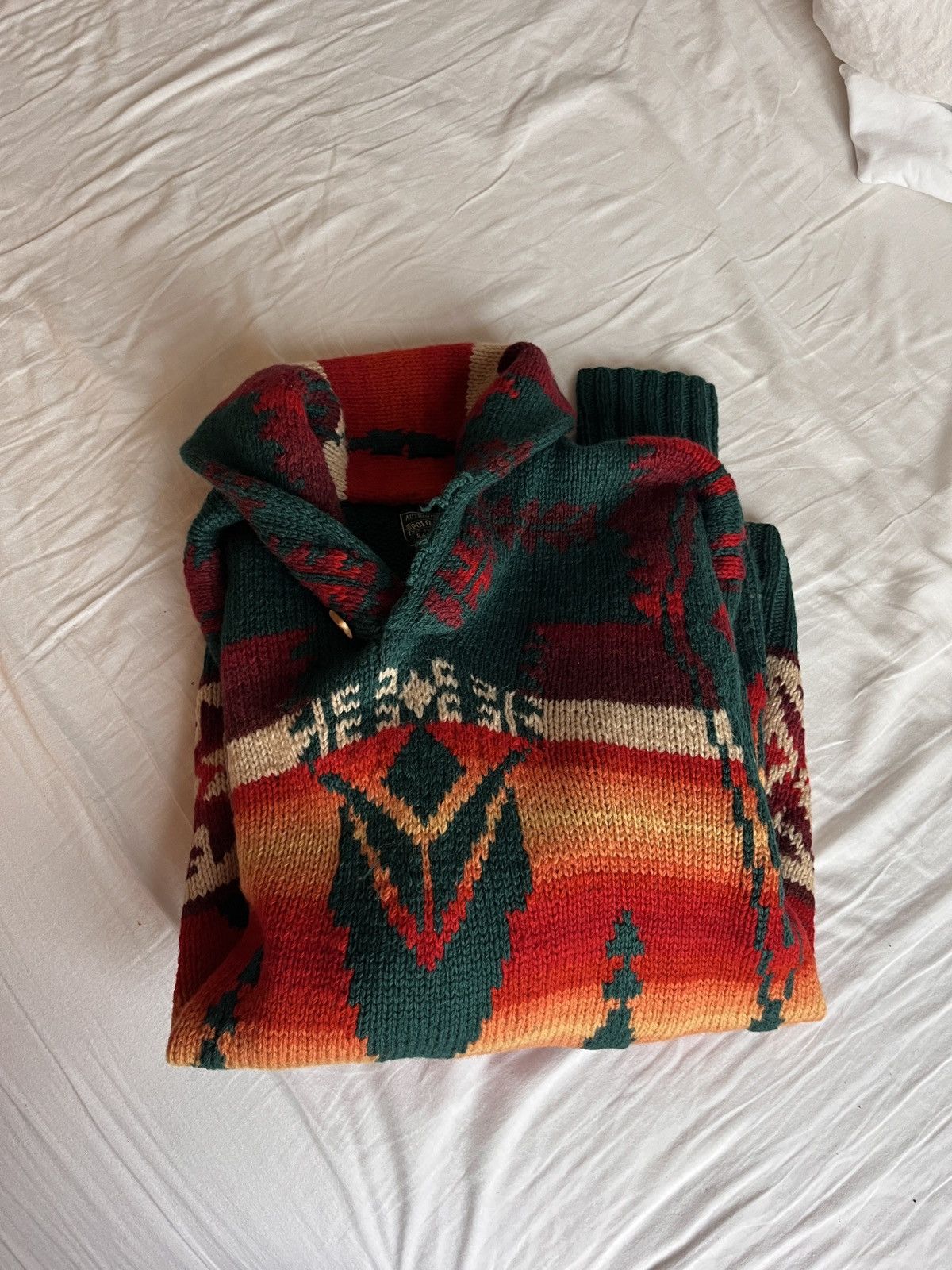 Ralph Lauren Ralph Lauren Polo Country Aztec sweater 1993 Size US L / EU 52-54 / 3 - 5 Thumbnail