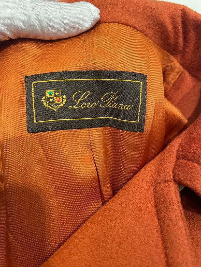 Loro Piana Loro Piana Brick Red Cashmere Coat- Size US L / EU 52-54 / 3 - 2 Thumbnail