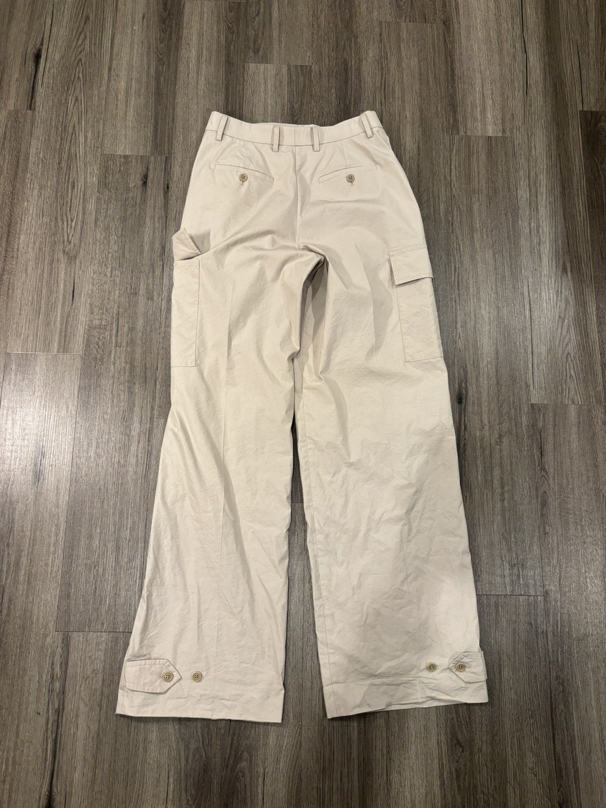 image of Prada S/s 2023 Wide Cargos!! in Khaki, Men's (Size 28)