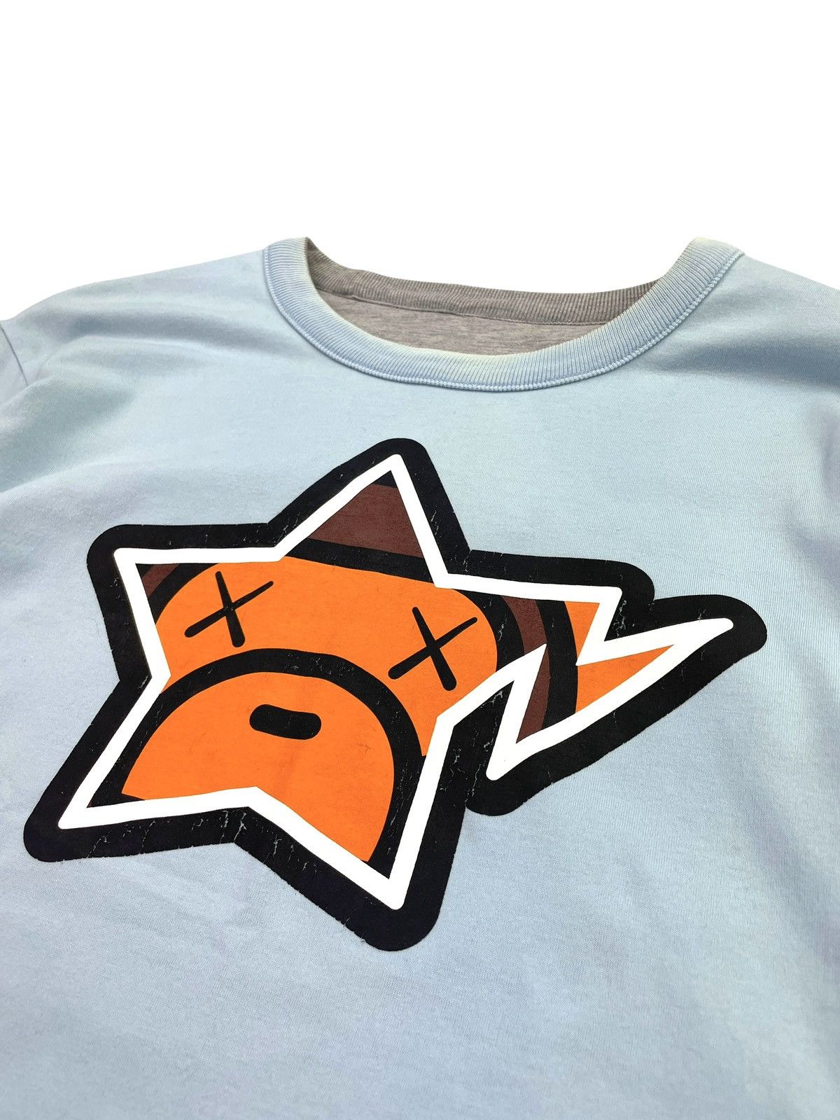 Bape × Kaws Baby Milo Reversible Longsleeve T Shirt Size US M / EU 48-50 / 2 - 7 Thumbnail