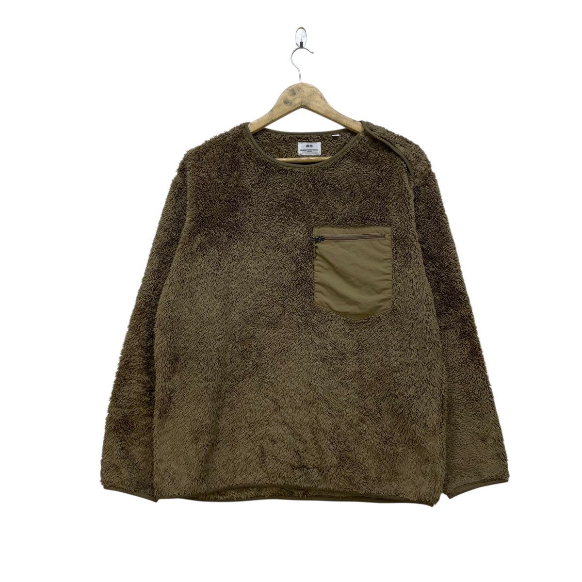 💥Engineered Garments X Japanese Brand Fleece Single Pocket