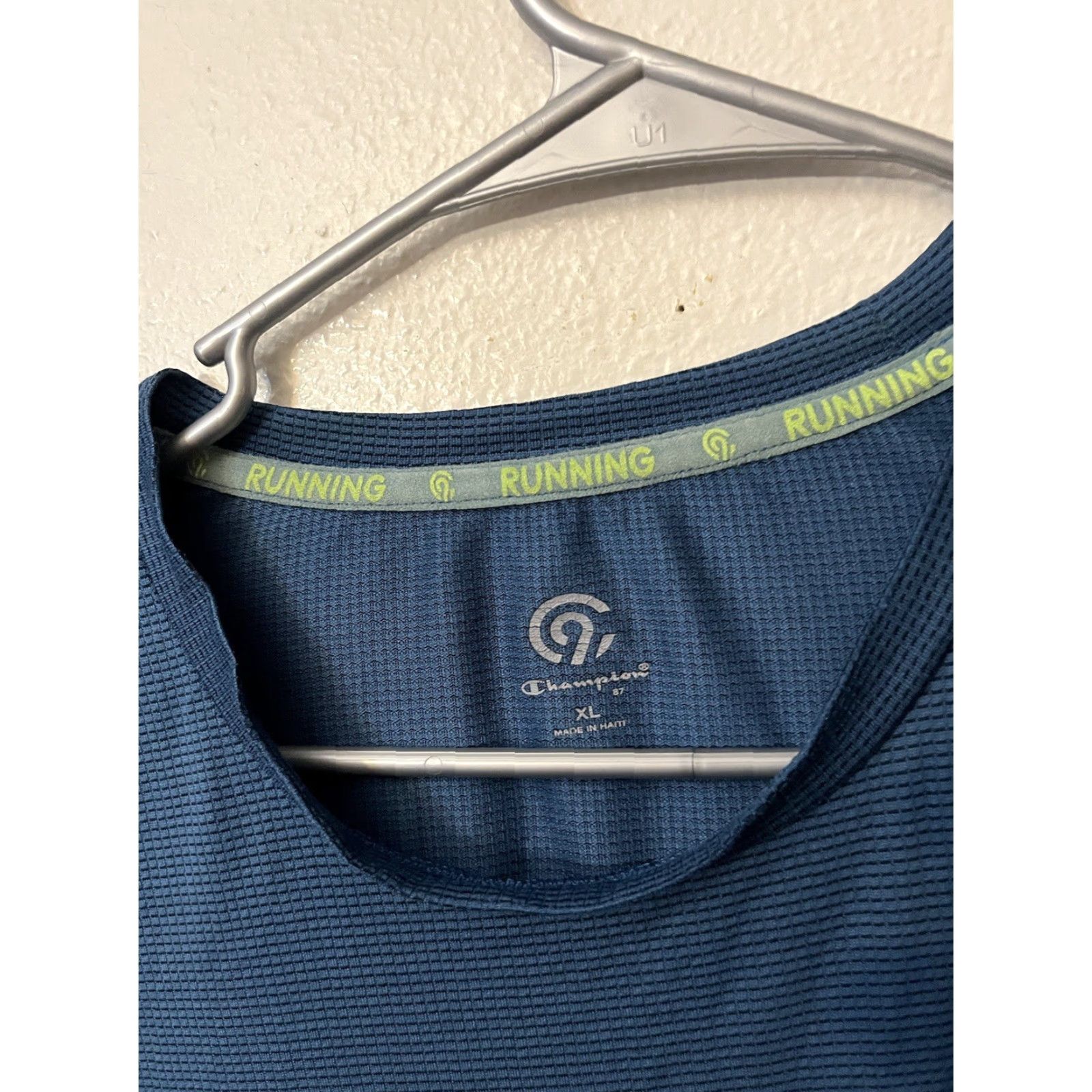 Champion Mens Champion C9 Blue Running Active T Shirt Short Sleeve Polyester Stretch XL Size US XL / EU 56 / 4 - 2 Thumbnail