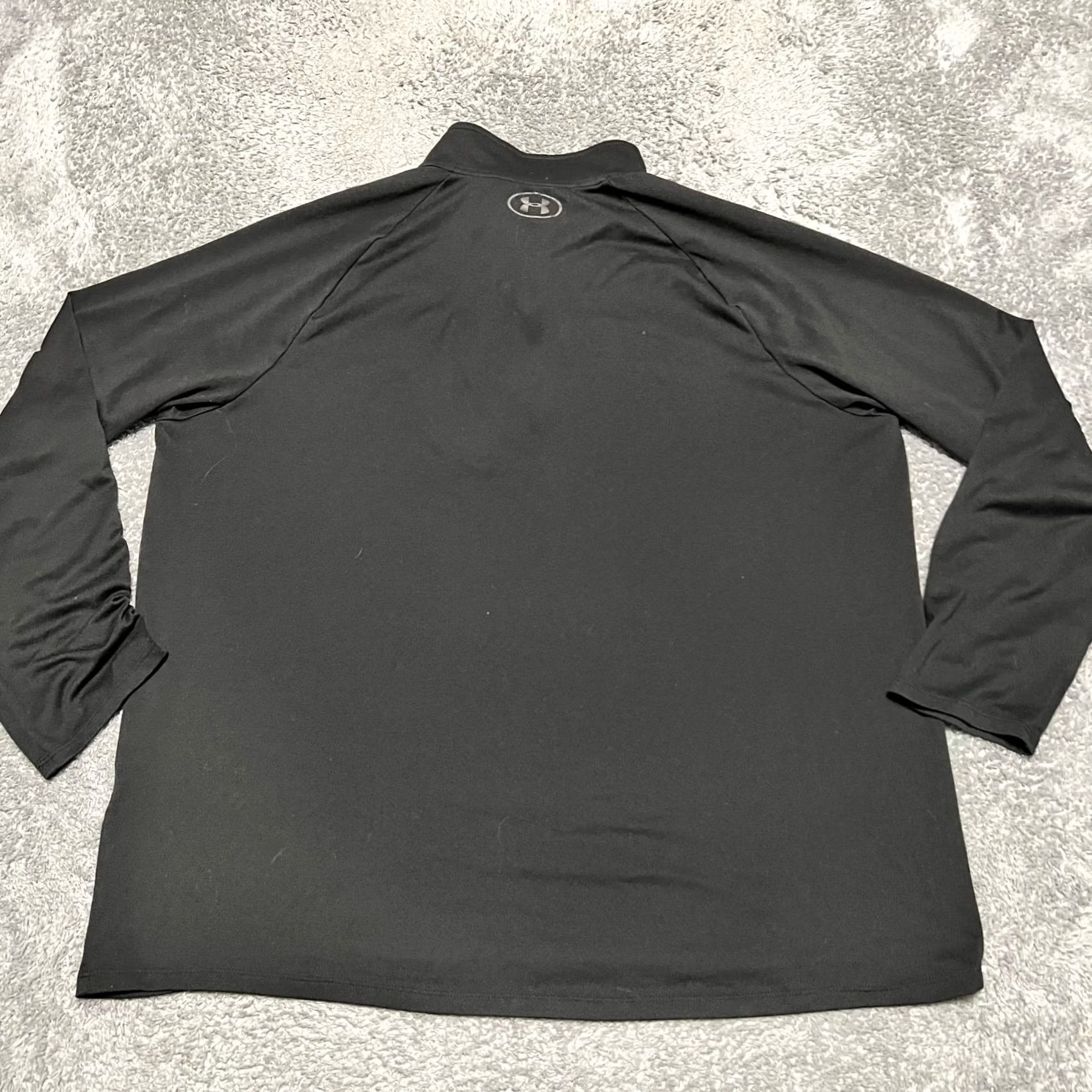 Under Armour Under Armour Shirt Mens XXL Tech Quarter Zip Pullover Golf Black 2XL Regular Men's Size US XXL / EU 58 / 5 - 3 Thumbnail