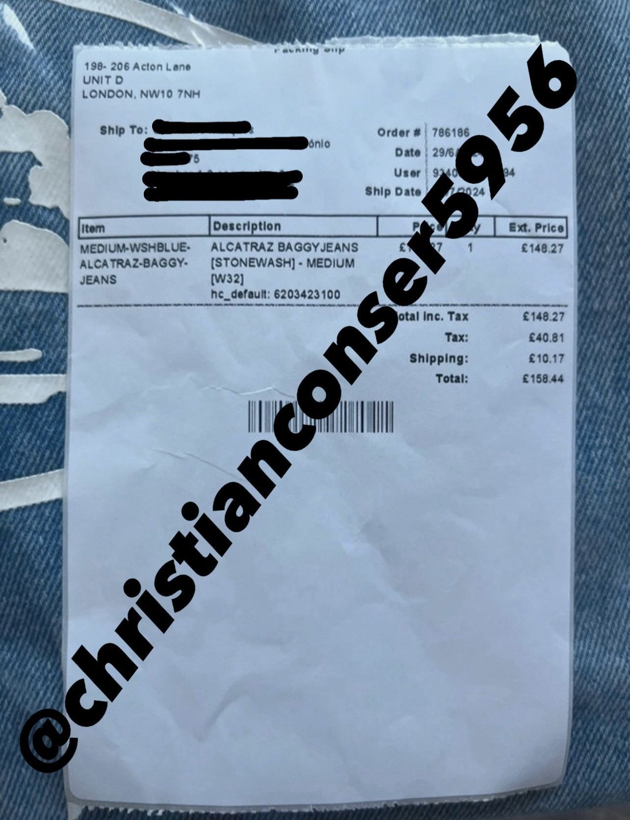Corteiz Corteiz Alcatraz Denim Size US 32 / EU 48 - 12 Thumbnail