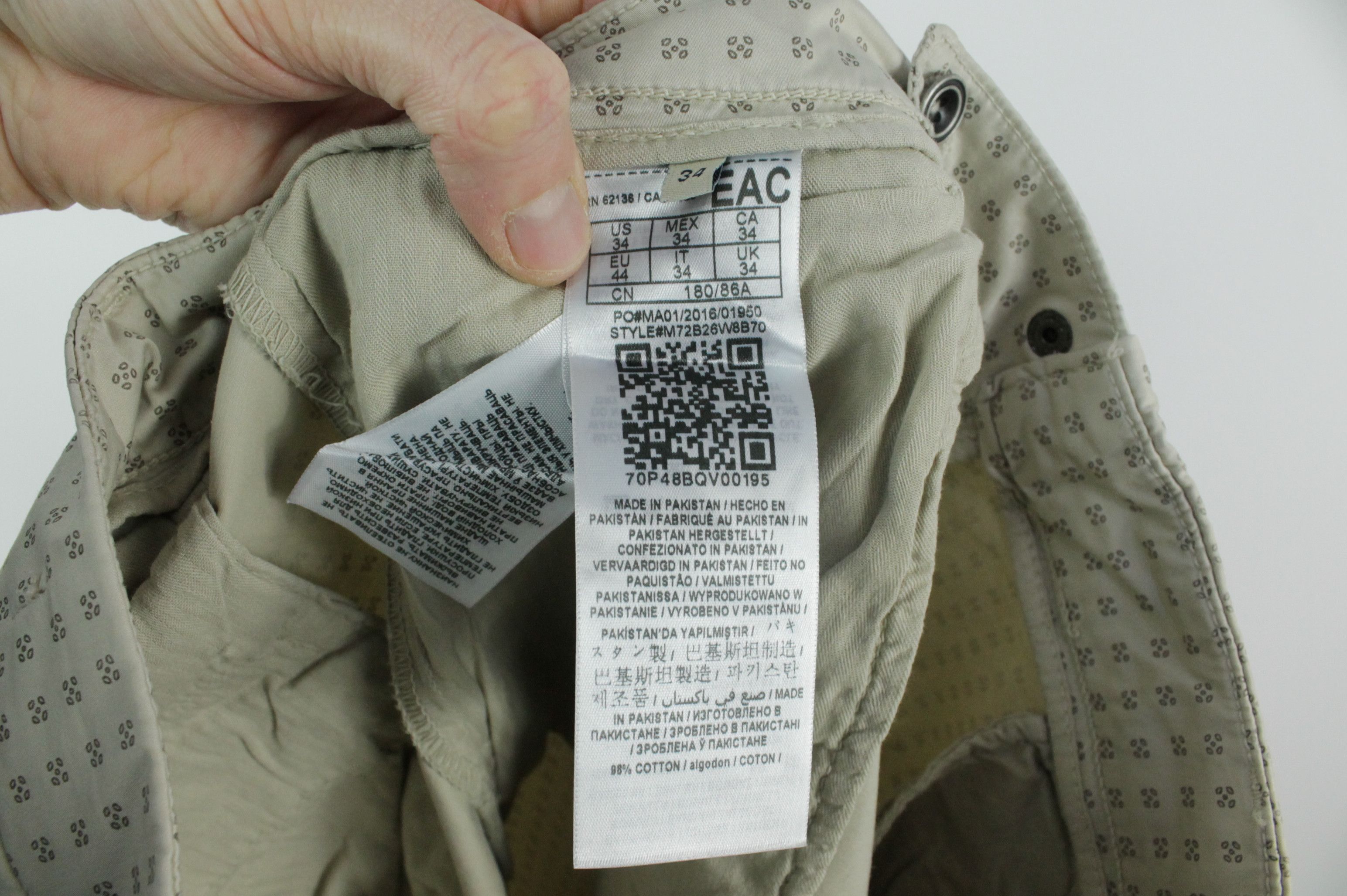 Guess Guess Myron Skinny Chino Stretch Cotton Pants Men's Size US 34 / EU 50 - 7 Thumbnail