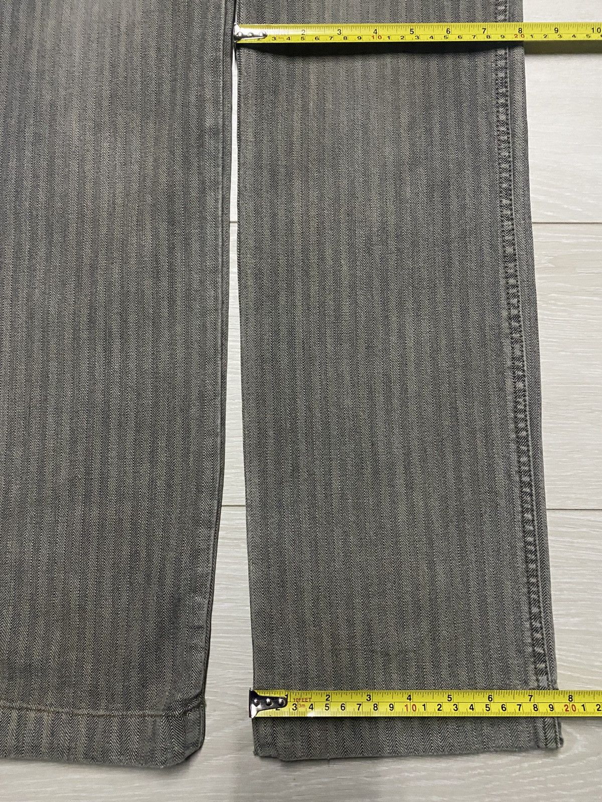 Global Work Crazy Vintage Global Work Cargo Hickory Jeans Size US 32 / EU 48 - 12 Thumbnail