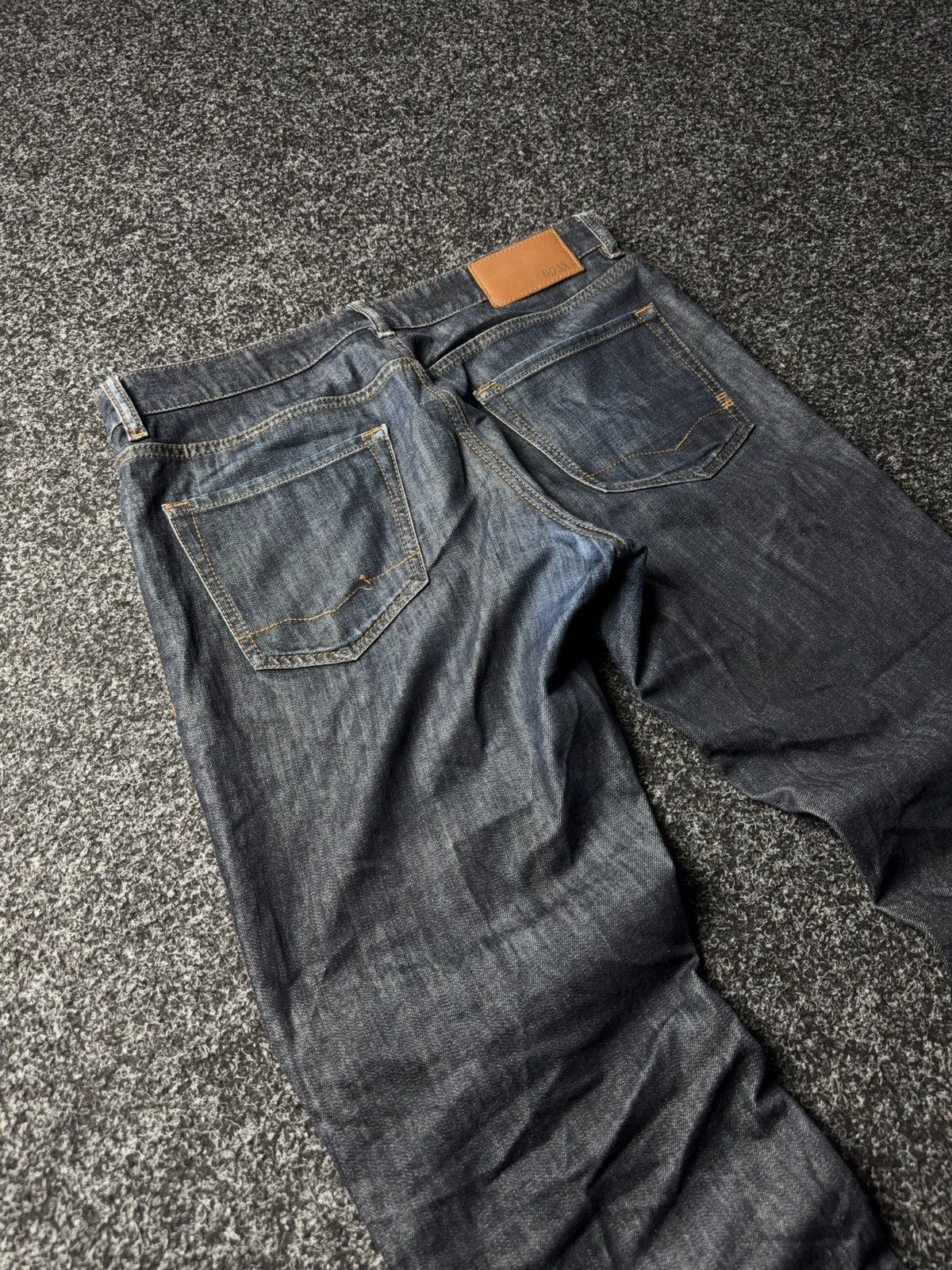 Hugo Boss Vintage 00s Y2K Hugo BOSS Retro Luxury Denim pants Jeans Size US 34 / EU 50 - 11 Thumbnail