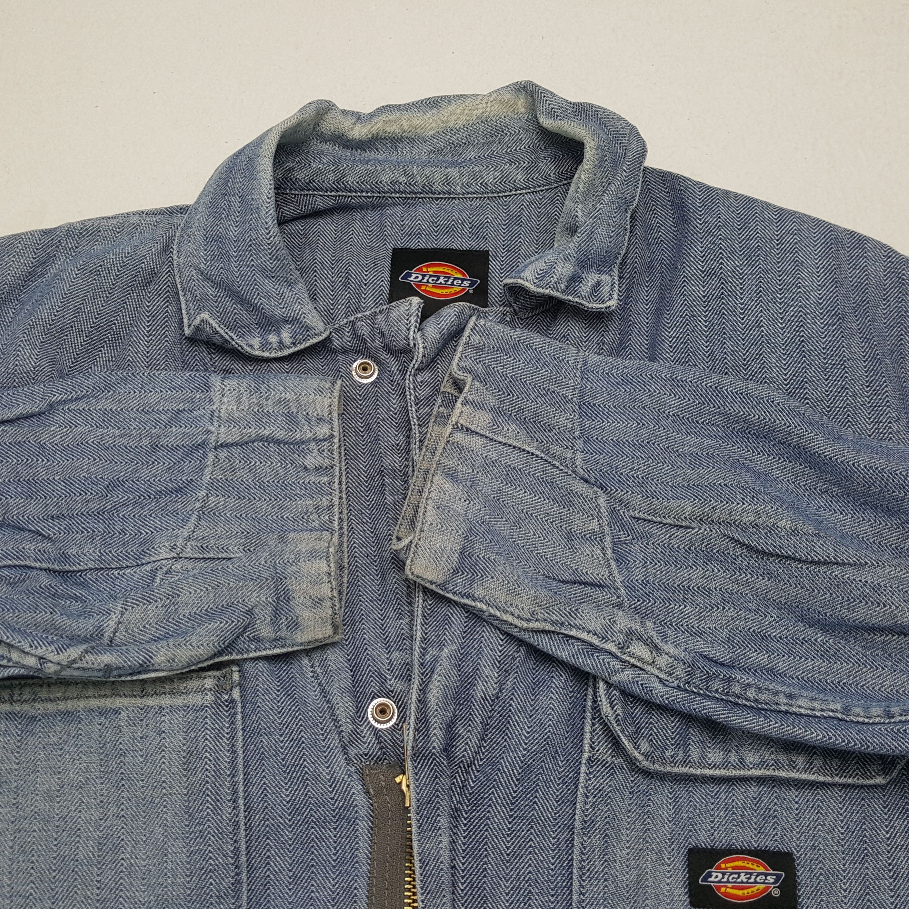 Dickies × Stussy × Vintage Vintage DICKIES x Stussy Streetwear Custom Coverall Jacket Size US M / EU 48-50 / 2 - 13 Thumbnail