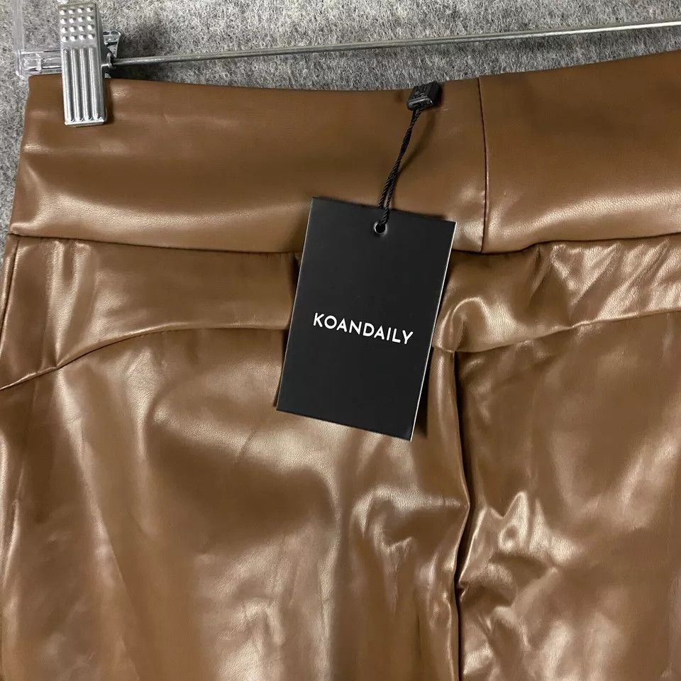 Other Koandaily Leather Pants Small Women's NWT Pull On Stretch S Size 28" / US 6 / IT 42 - 7 Thumbnail
