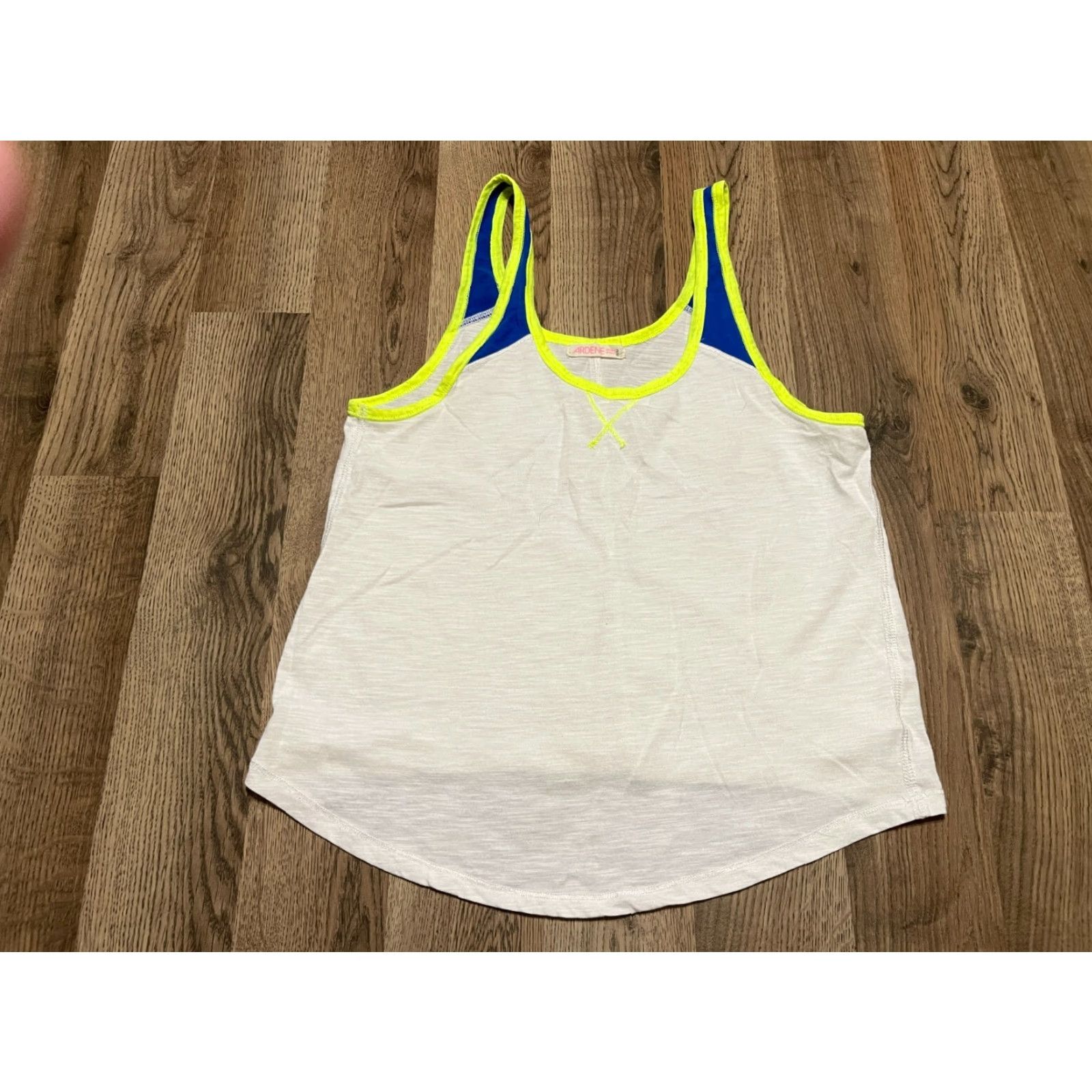Vintage Ardene Tank Top Women M White Sleeveless Size M / US 6-8 / IT 42-44 - 2 Thumbnail