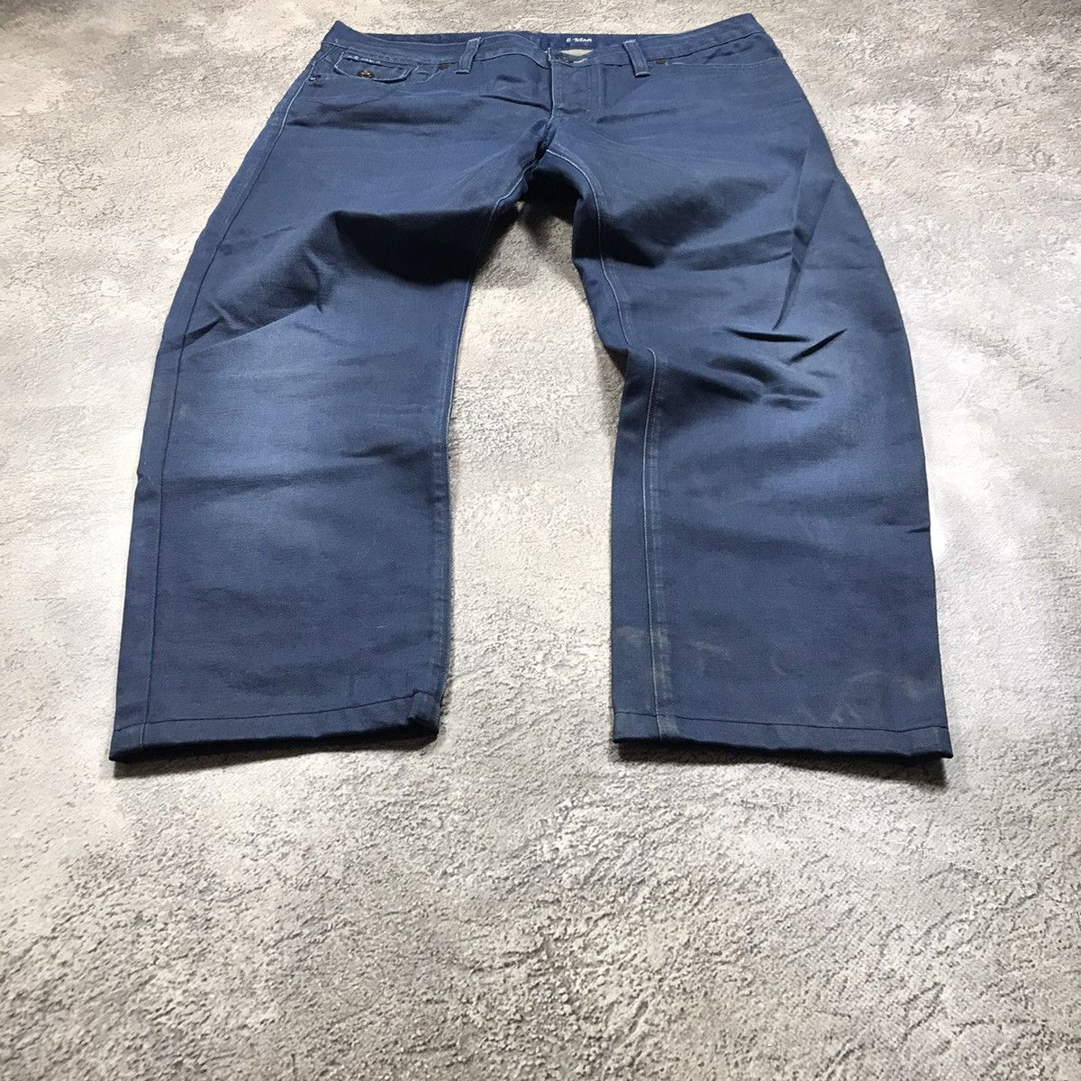 Vintage Vintage G-Star Japan Distressed Low Rise Flared Jeans 90s 34 Size US 34 / EU 50 - 1 Thumbnail