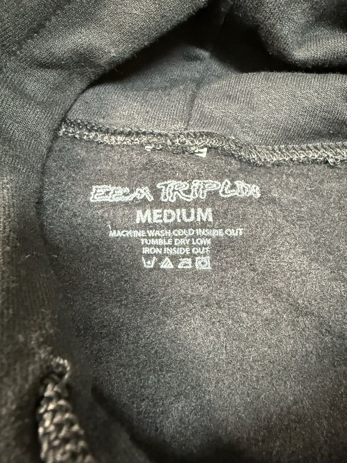 Band Tees × Rap Tees Eem Triplin Hoodie Black Medium Size US M / EU 48-50 / 2 - 4 Thumbnail