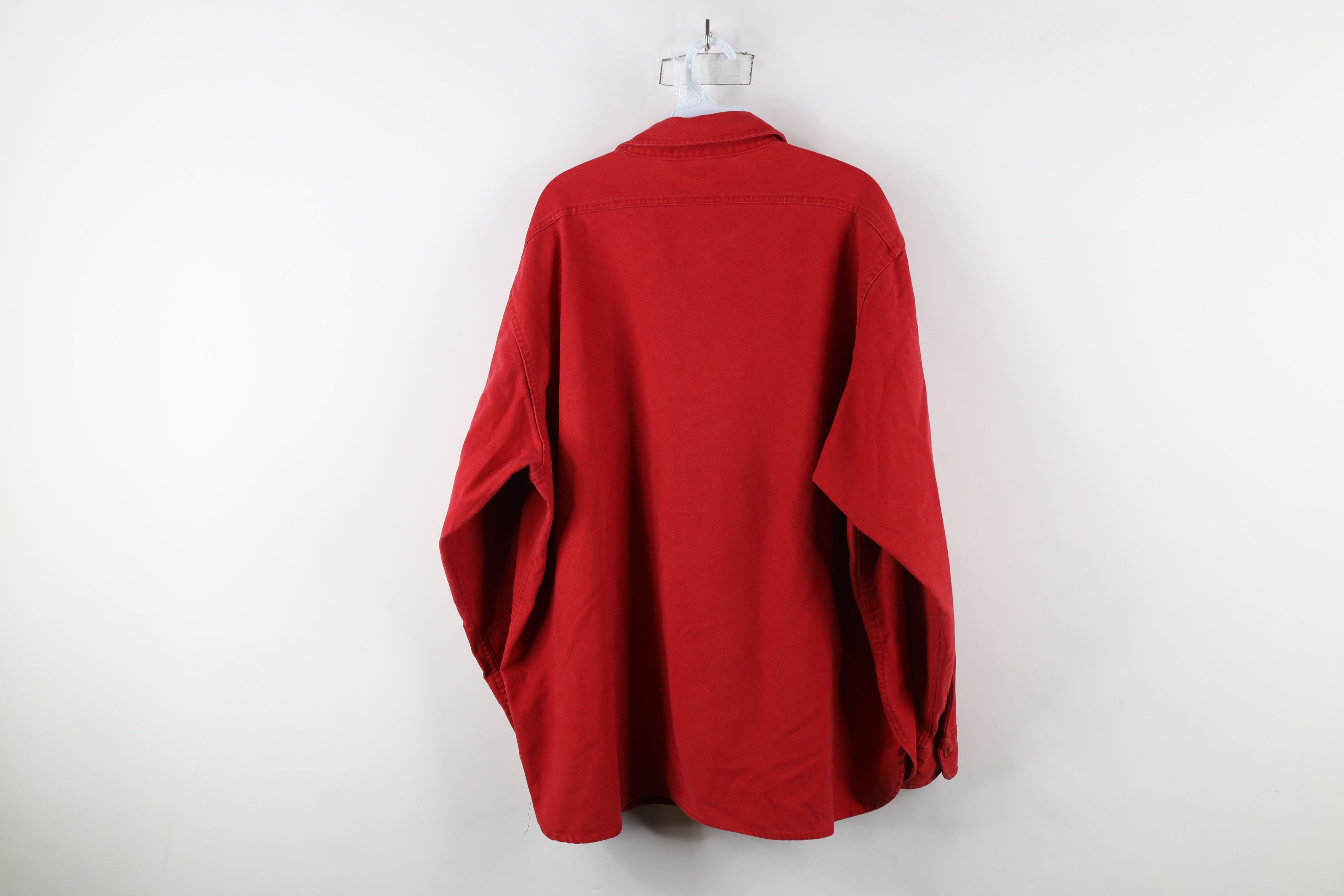 Vintage × Woolrich Woolen Mills Vintage 70s Woolrich Chamois Cloth Collared Button Shirt USA Size US XXL / EU 58 / 5 - 13 Thumbnail