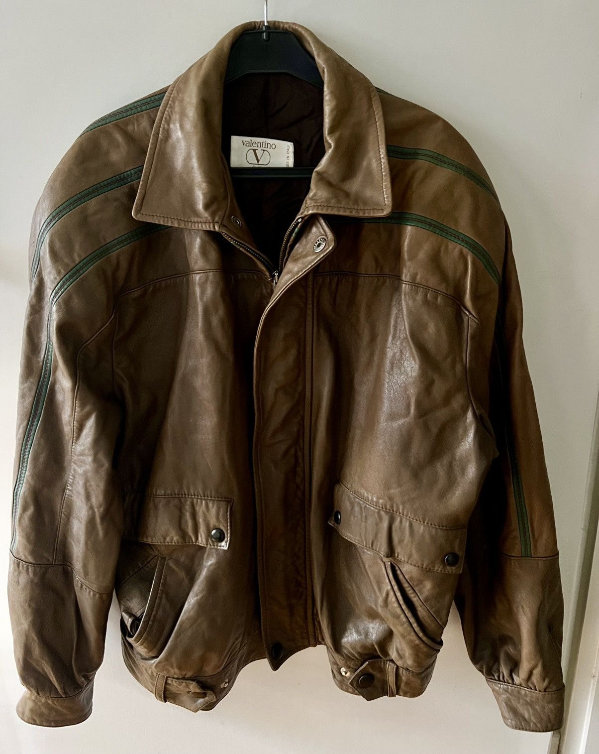 Genuine Leather × Valentino 90s Valentino Fine Leather Vintage