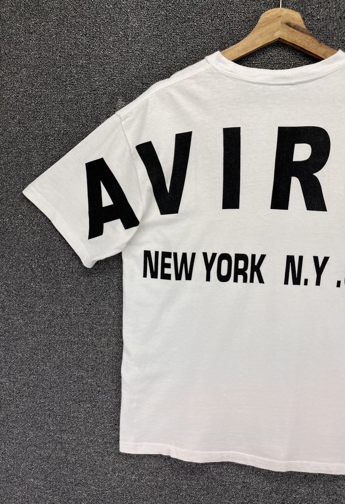 Avirex Avirex New York City Spell Out Back Hit Tees T Shirts Size US M / EU 48-50 / 2 - 2 Thumbnail