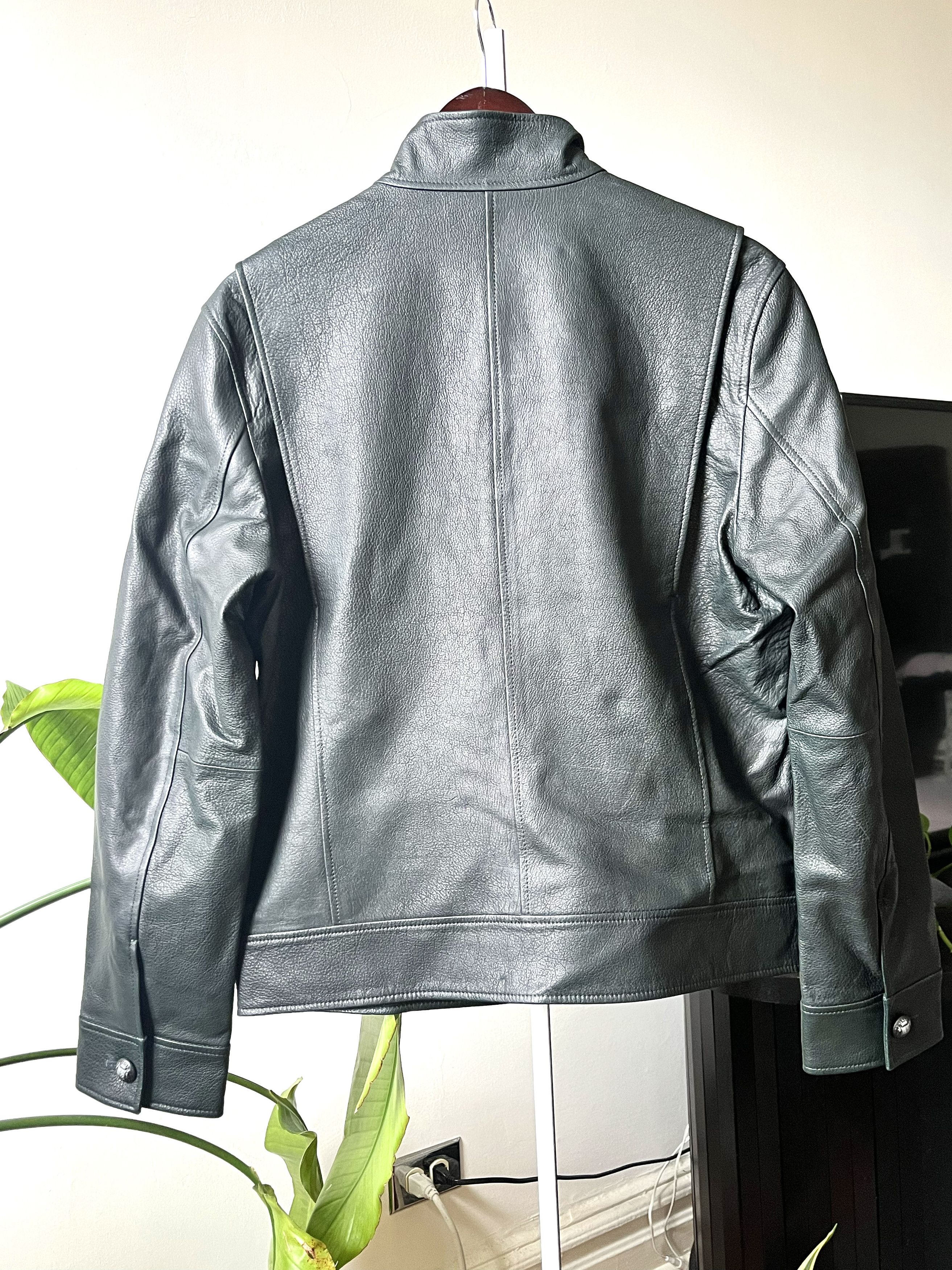 John Varvatos JOHN VARVATOS - Leather Bomber Jacket Size US M / EU 48-50 / 2 - 4 Thumbnail