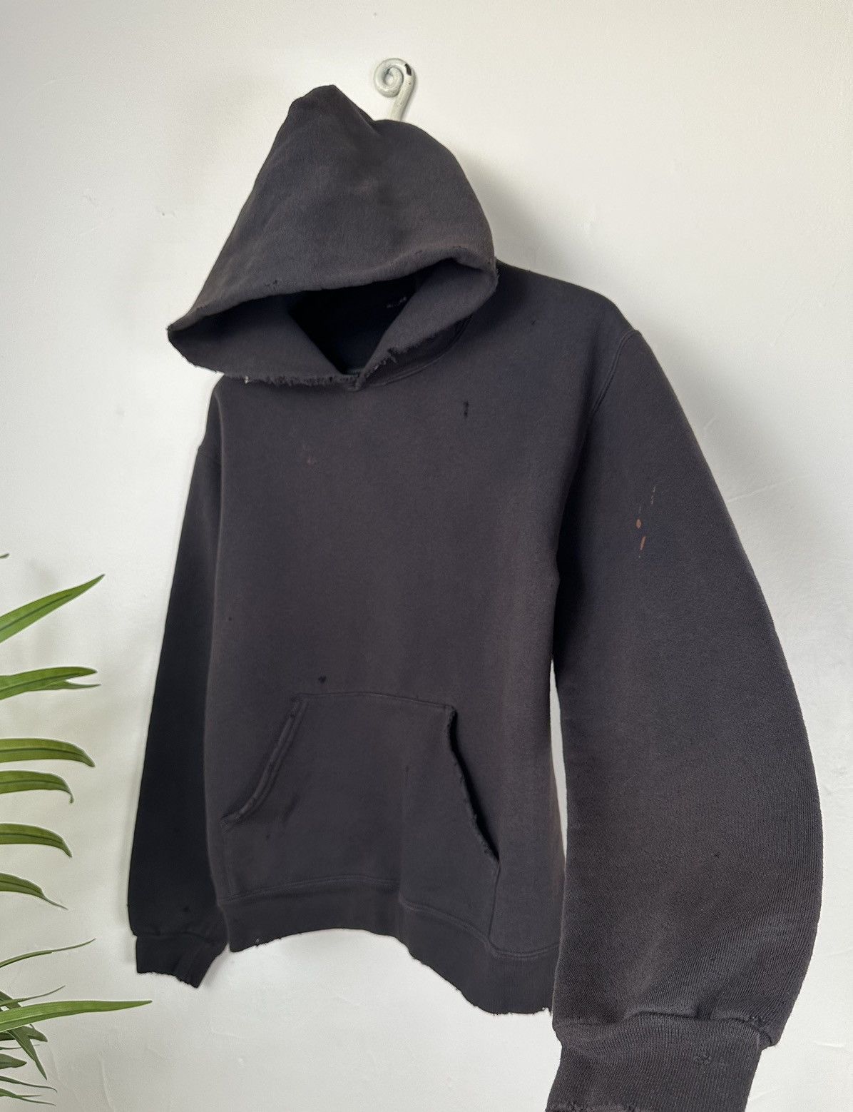 STONED hoodie - faded-black