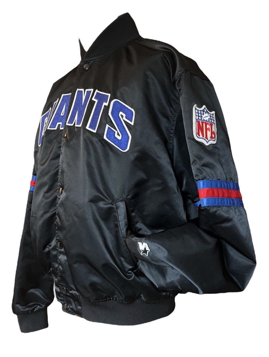 Starter Vintage 80/90s NFL New York Giants Satin Starter Bomber XL Size US XL / EU 56 / 4 - 3 Thumbnail