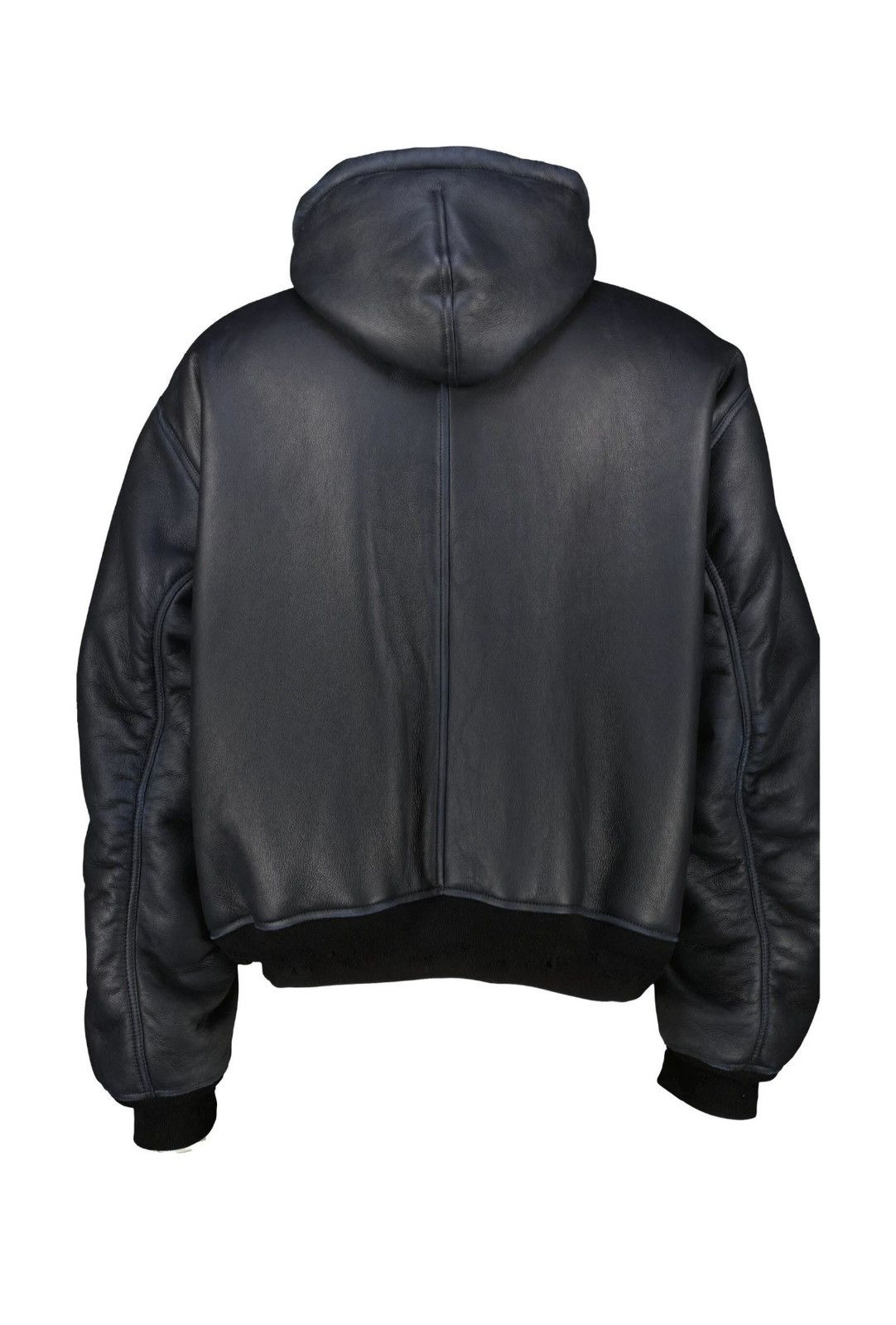 Balenciaga BNWT Balenciaga Leather Shearling Hooded Jacket Size US M / EU 48-50 / 2 - 2 Thumbnail