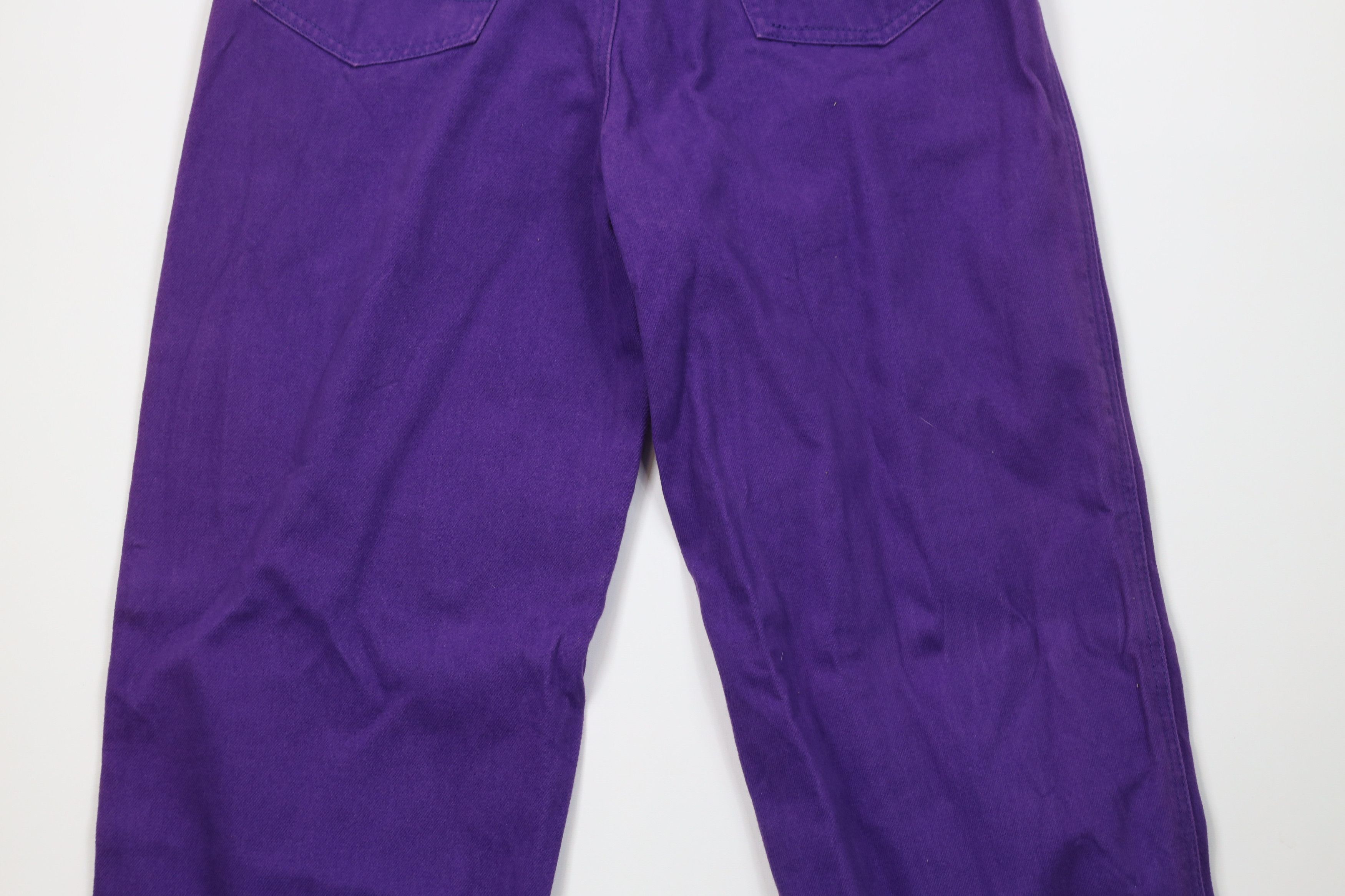 Vintage Deadstock Vintage 90s Streetwear Fit Skateboard Jeans Purple Size US 32 / EU 48 - 10 Thumbnail