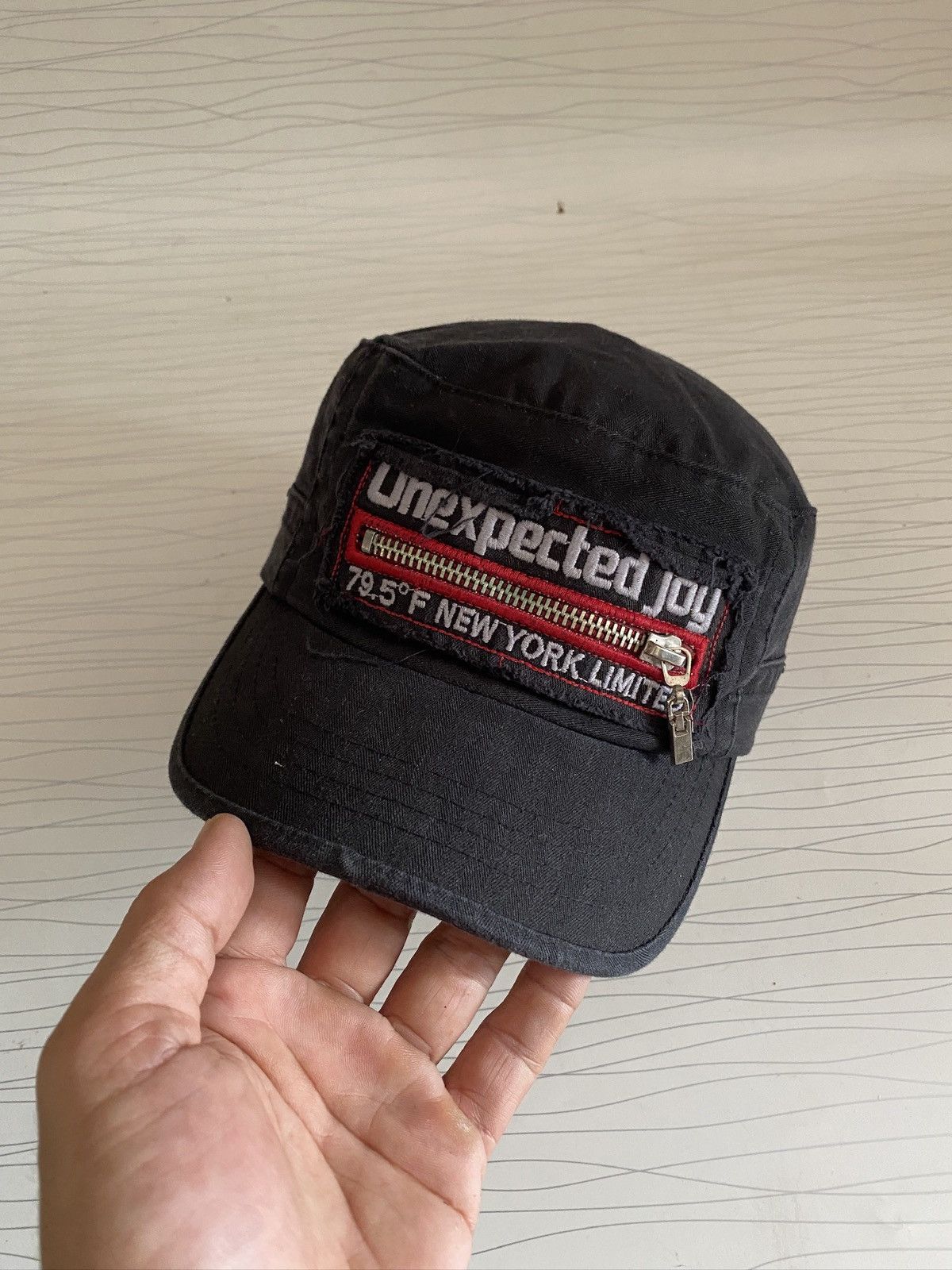 If Six Was Nine J..CAP&CO Patch Embroidery Zipper Patrol Cap Size ONE SIZE - 4 Thumbnail