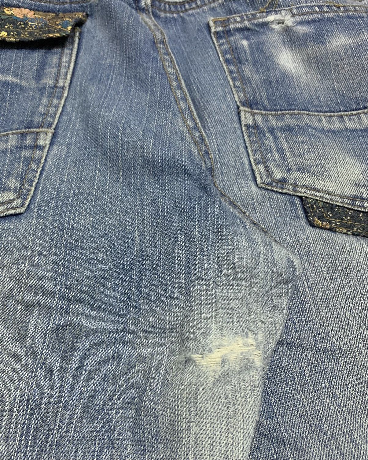 If Six Was Nine × Japanese Brand × Vintage Rare Design Vintage Japanese Brand Sukajan Jeans 1990s Size US 34 / EU 50 - 7 Thumbnail