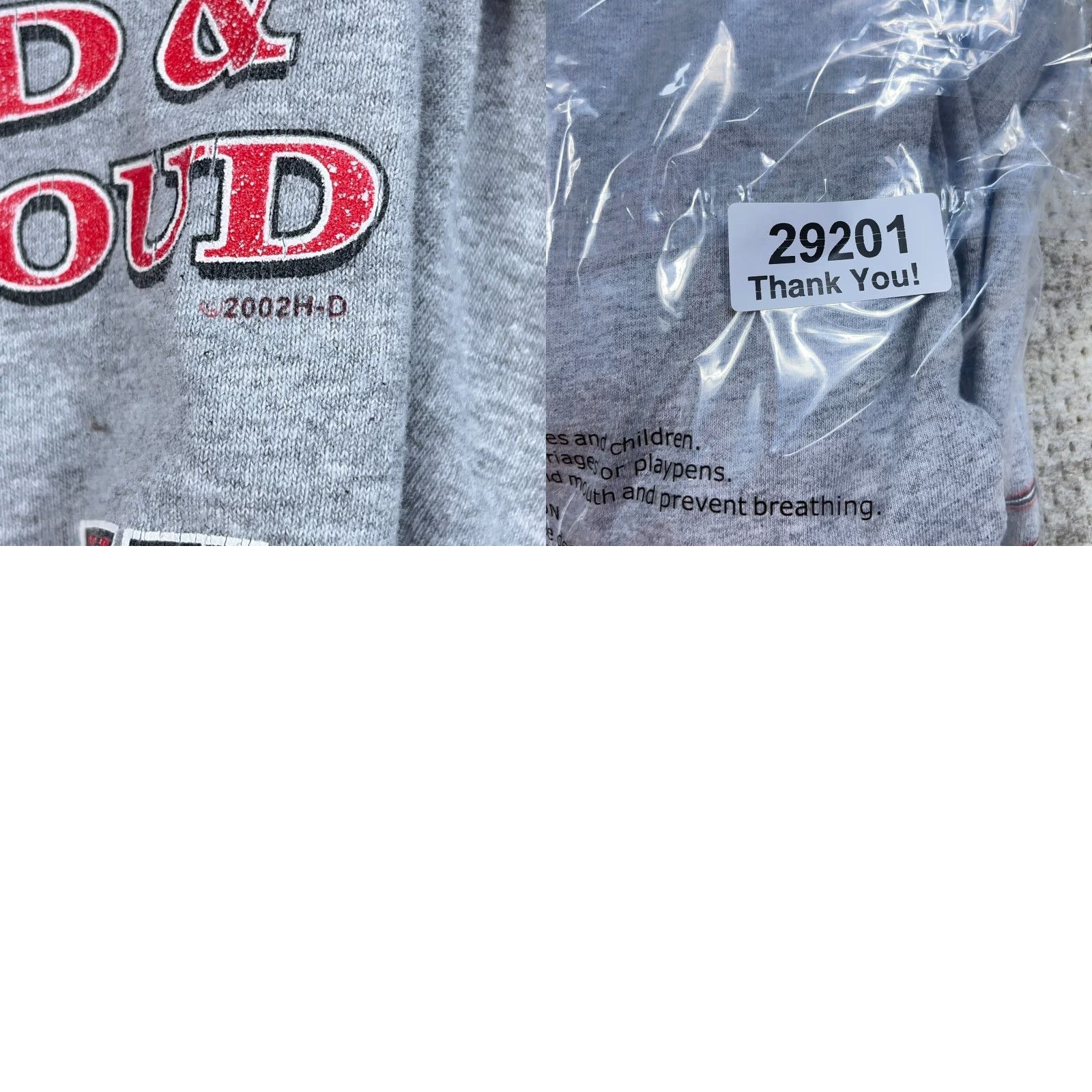 Harley Davidson Harley-Davidson Shirt Men 3X Gray Long Sleeve Crew Neck Vintage Y2K Graphic Print Logo Racing USA 80s Retro Barbed Size US XXL / EU 58 / 5 - 10 Thumbnail