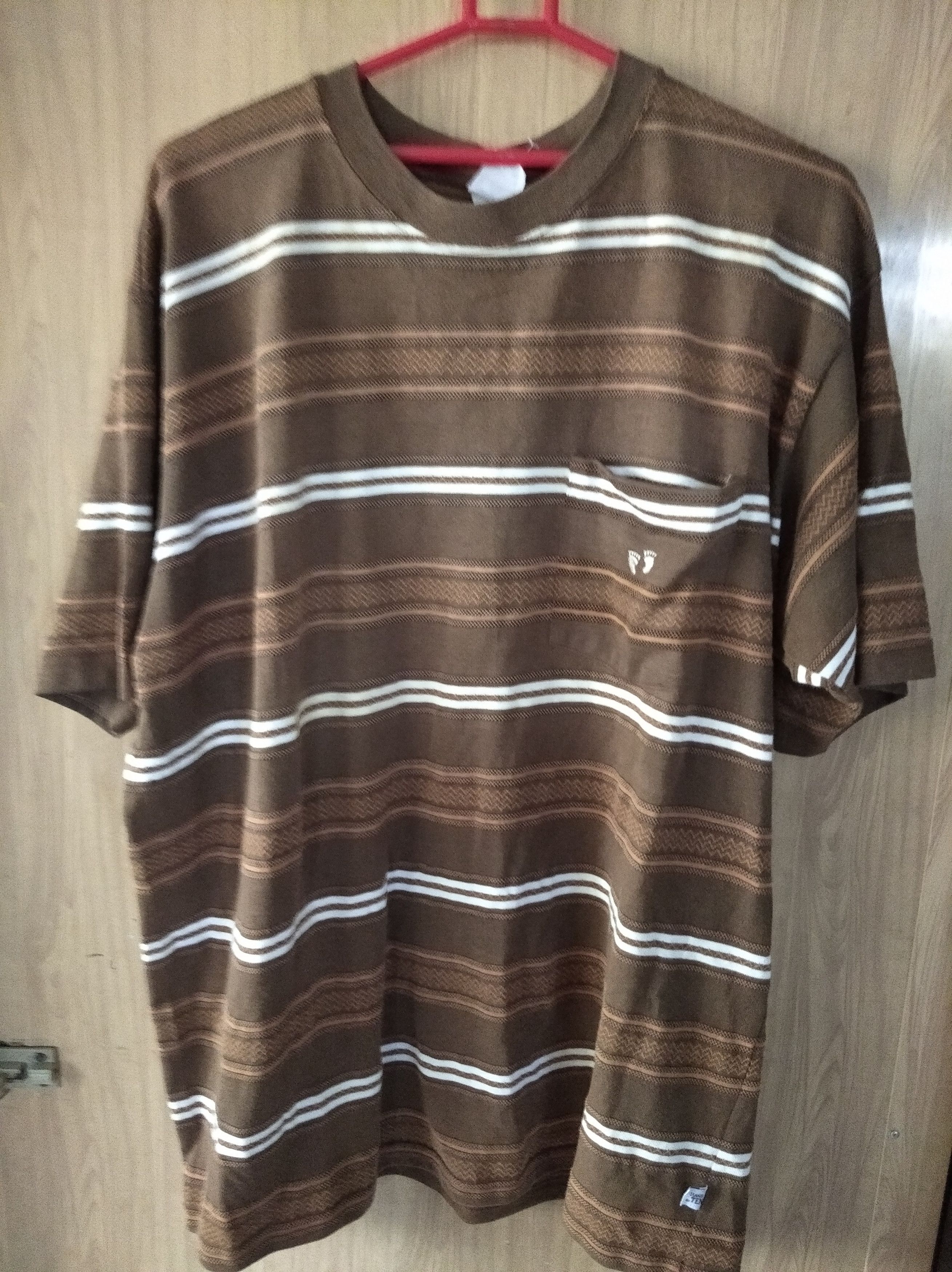 Hang Ten × Vintage Vintage 90s Hang Ten Surfing Striped T Shirt Size xl Size US XL / EU 56 / 4 - 1 Thumbnail