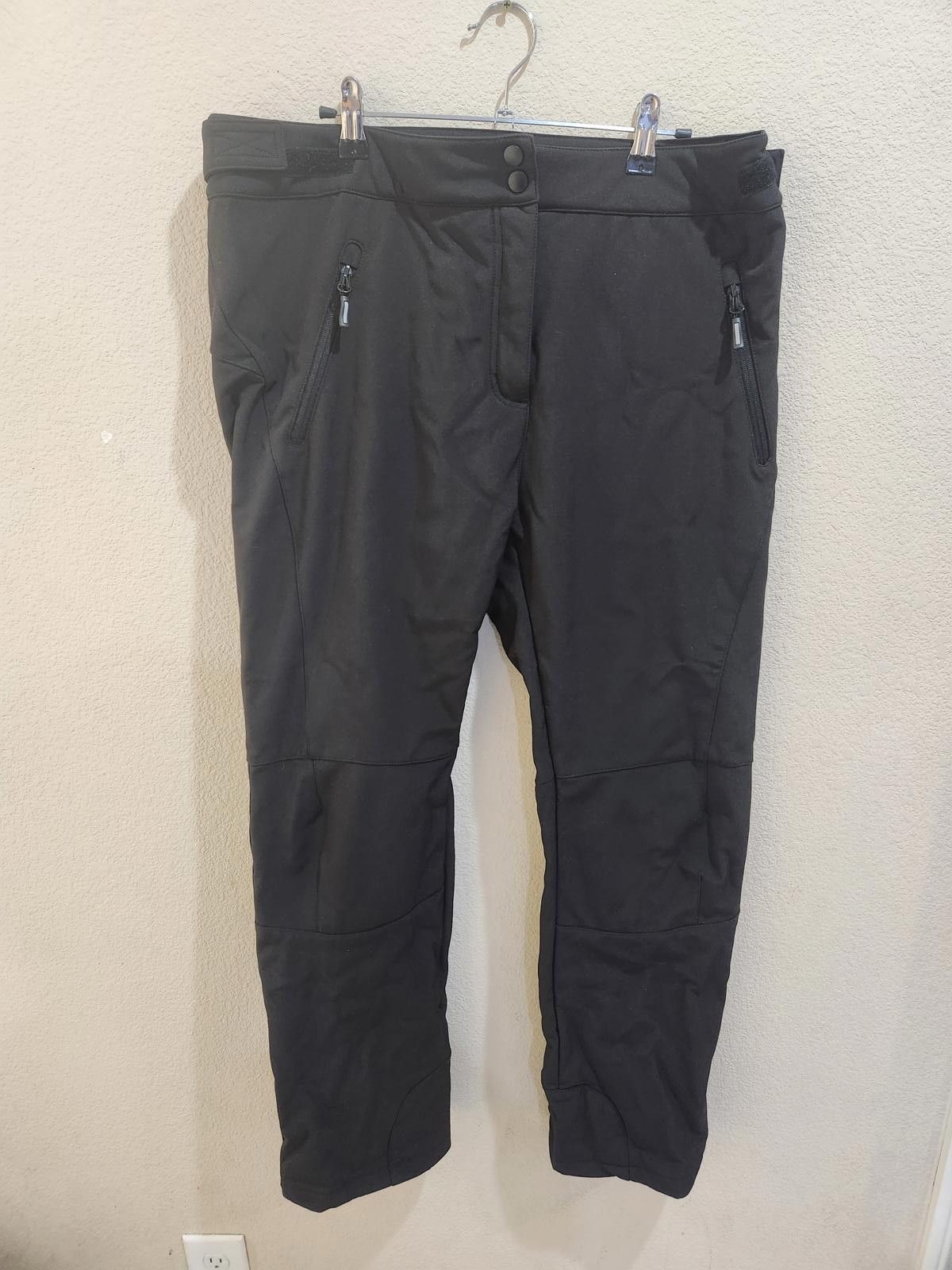 Other Outdoor Venture Active Winter Pants Men's Large Black hiking Size US 34 / EU 50 - 3 Thumbnail