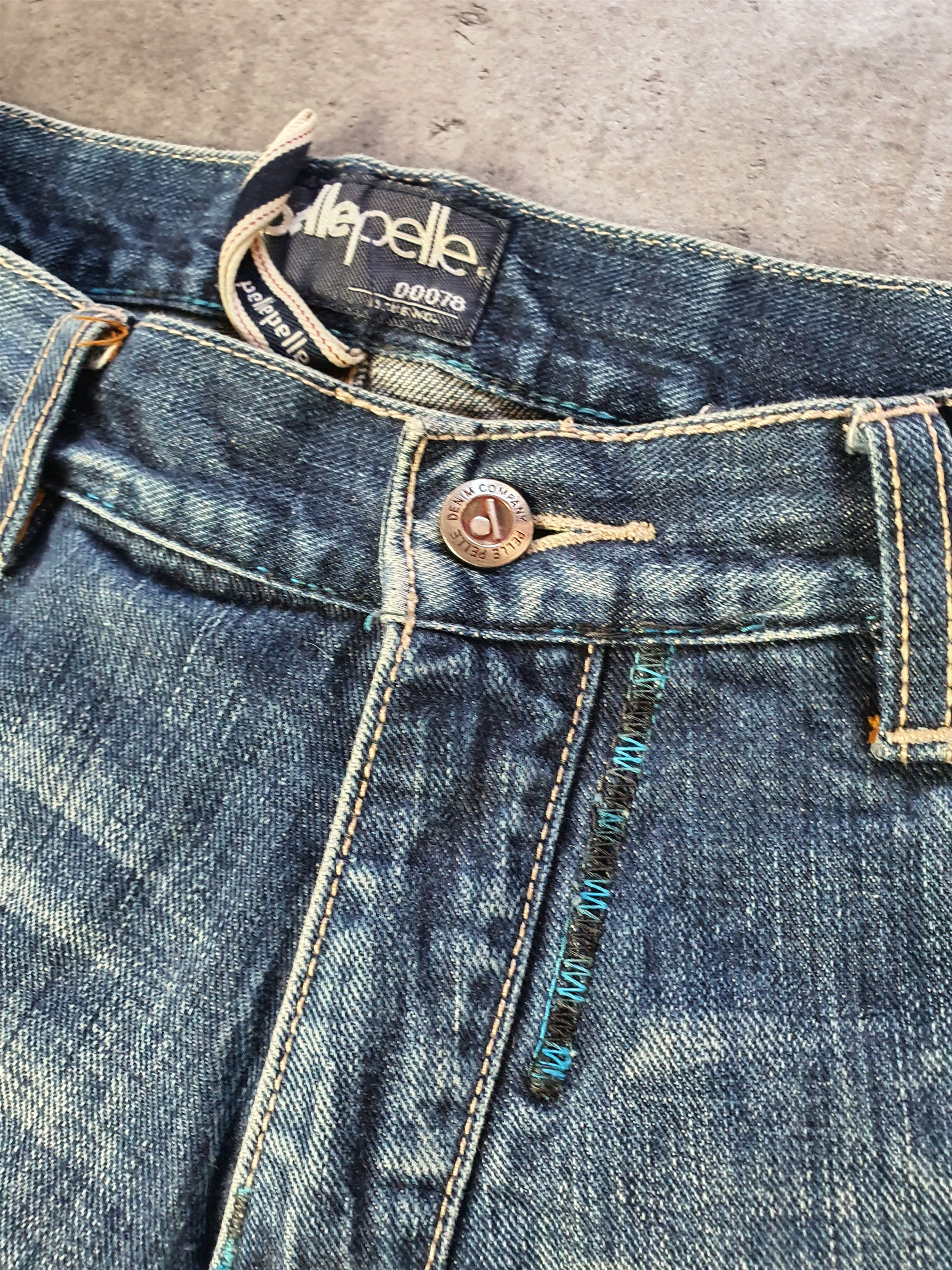 Japanese Brand × Pelle Pelle Vintage RAP pants Pelle Pelle denim baggy fit drill Size US 32 / EU 48 - 8 Thumbnail