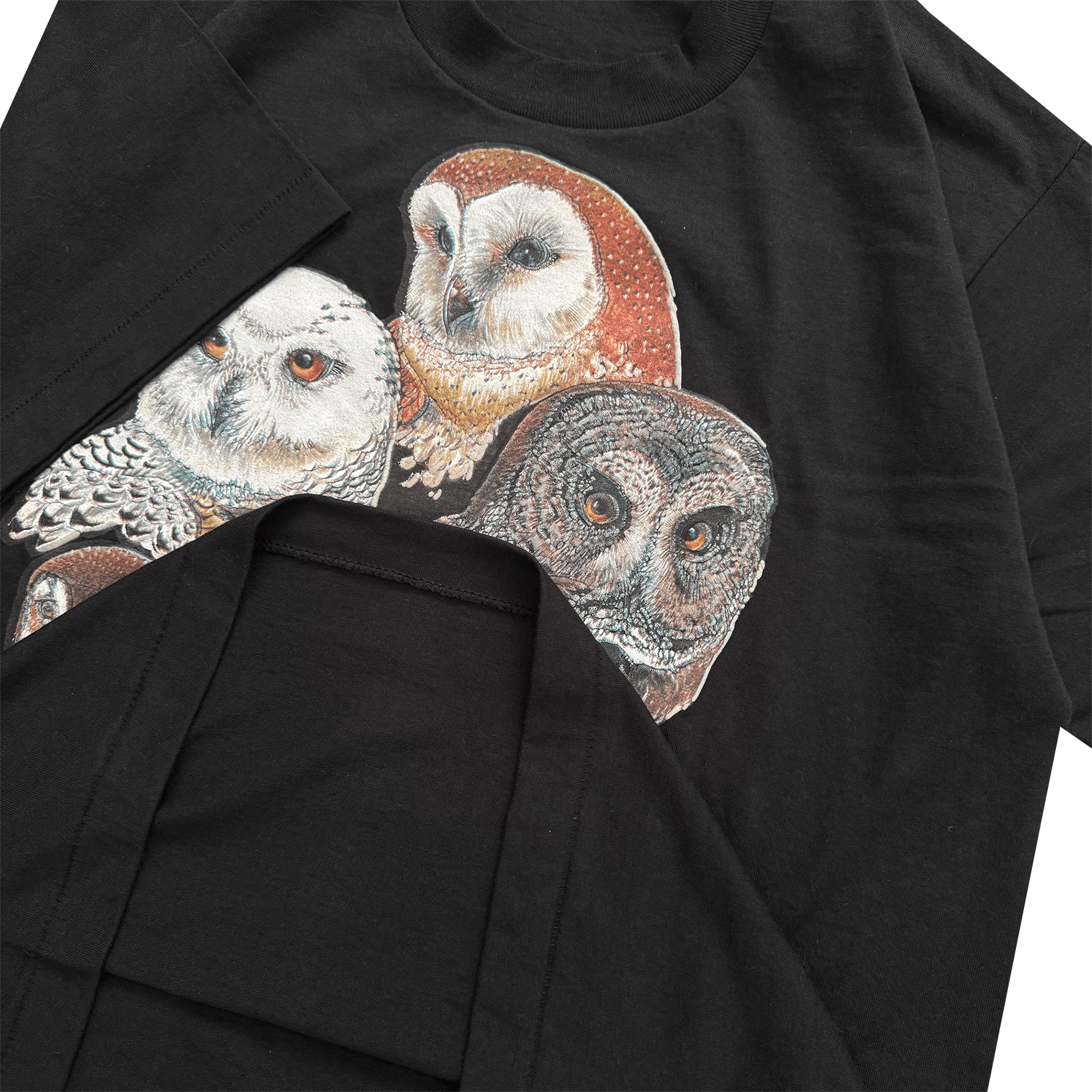 Vintage 1995 Vintage Owl Tee Size US L / EU 52-54 / 3 - 3 Thumbnail