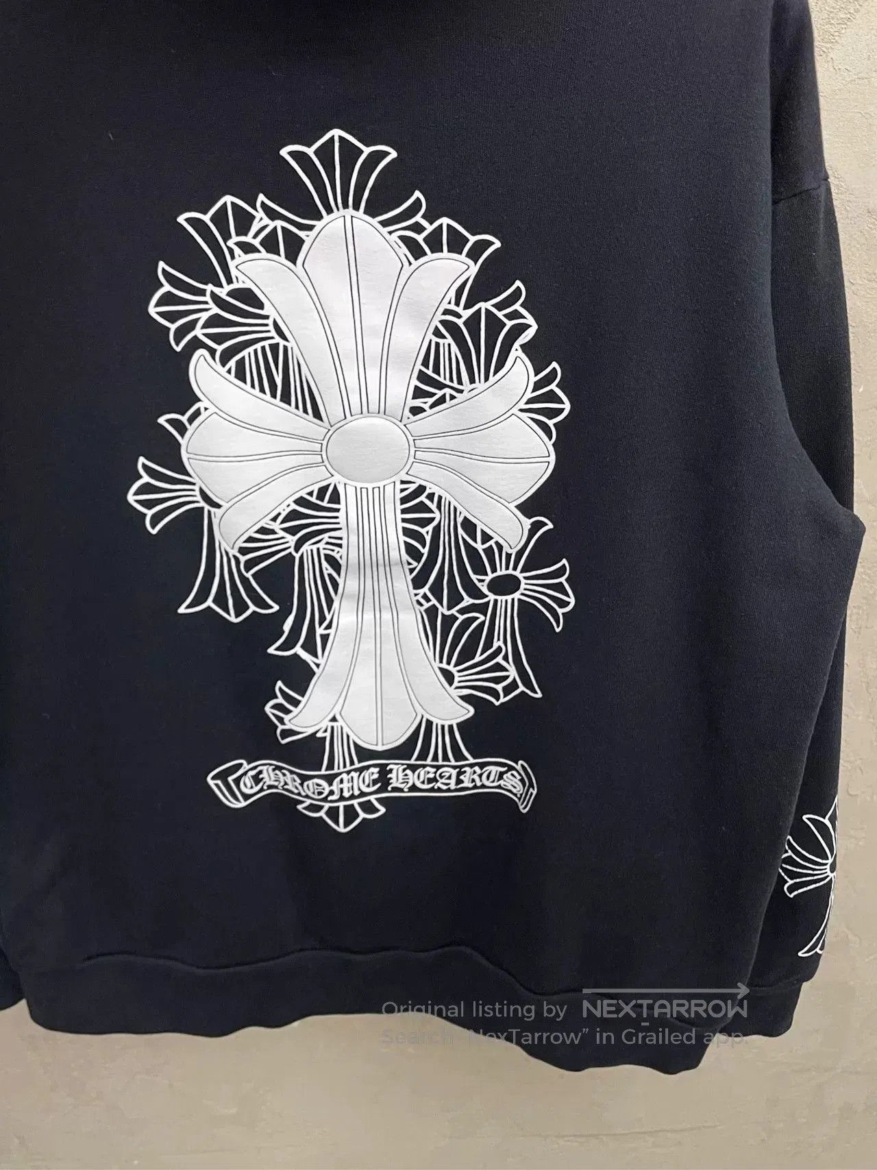 Chrome Hearts Chrome Hearts Black Zip Hoodie with Cross. Size US XL / EU 56 / 4 - 5 Thumbnail