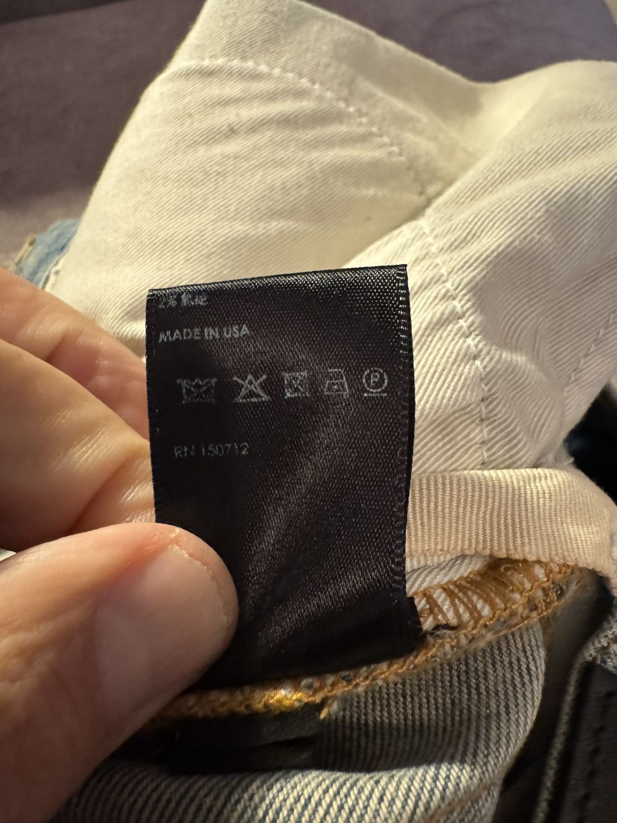Amiri AMIRI jeans STUDY REAL TAPE MEASUREMENTS BY TAPE IN PHOTOS Size US 32 / EU 48 - 14 Thumbnail