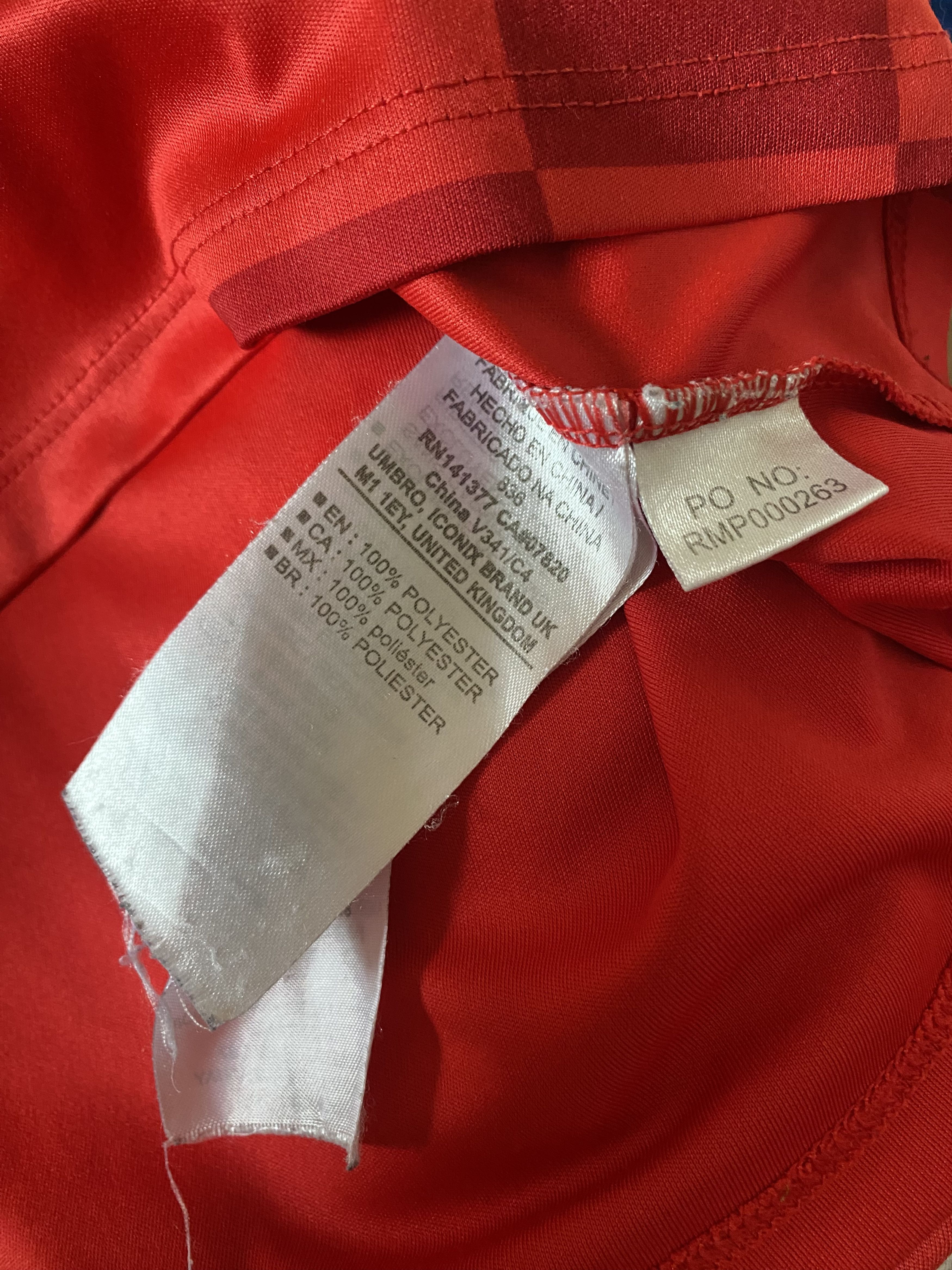 Other Jeraey TORONTO F.C. #12 McCOURT Umbro - M - UNIQUE Size US M / EU 48-50 / 2 - 6 Thumbnail
