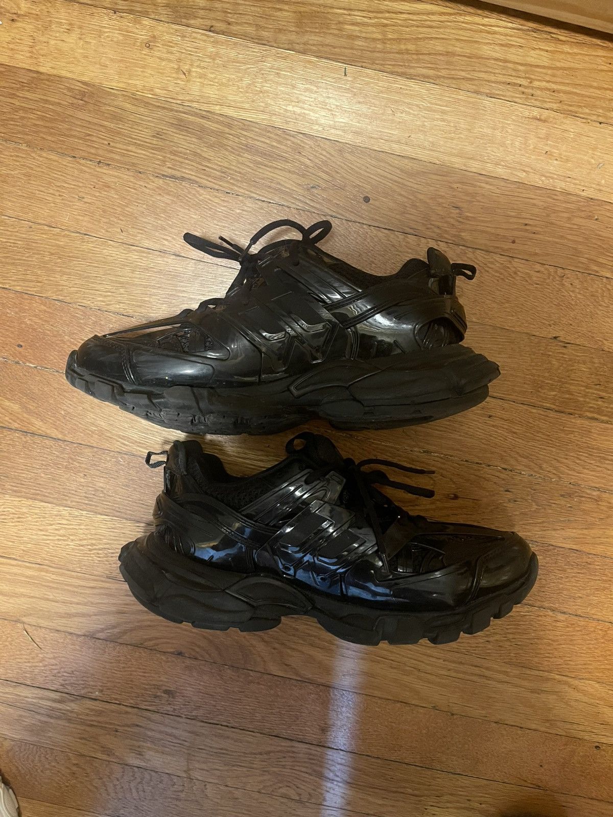 Balenciaga Balenciaga Track “Black Pattened” Size US 9.5 / EU 42-43 - 2 Thumbnail