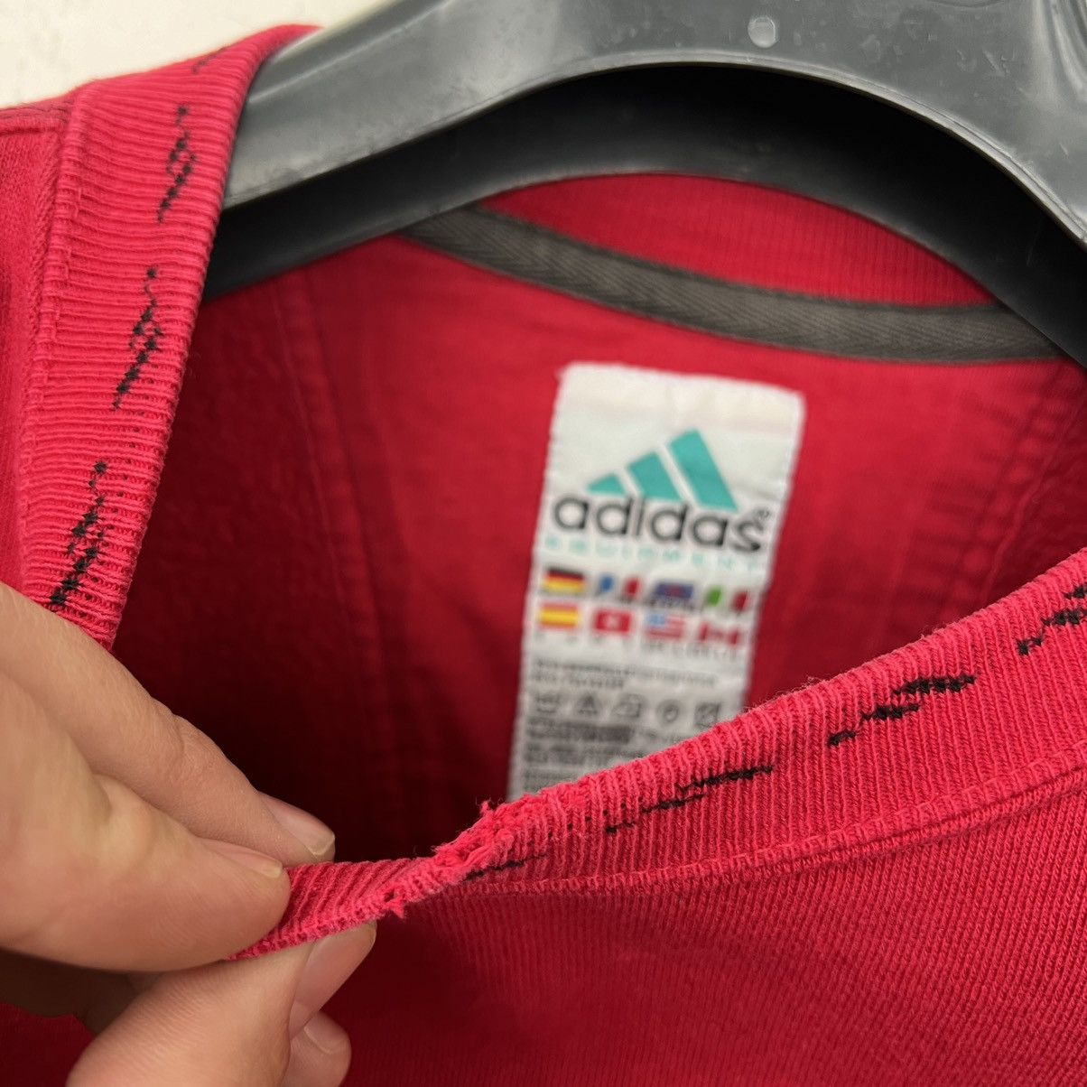Adidas × Vintage Adidas equipment big logo sweatshirt vintage Size US XL / EU 56 / 4 - 5 Thumbnail