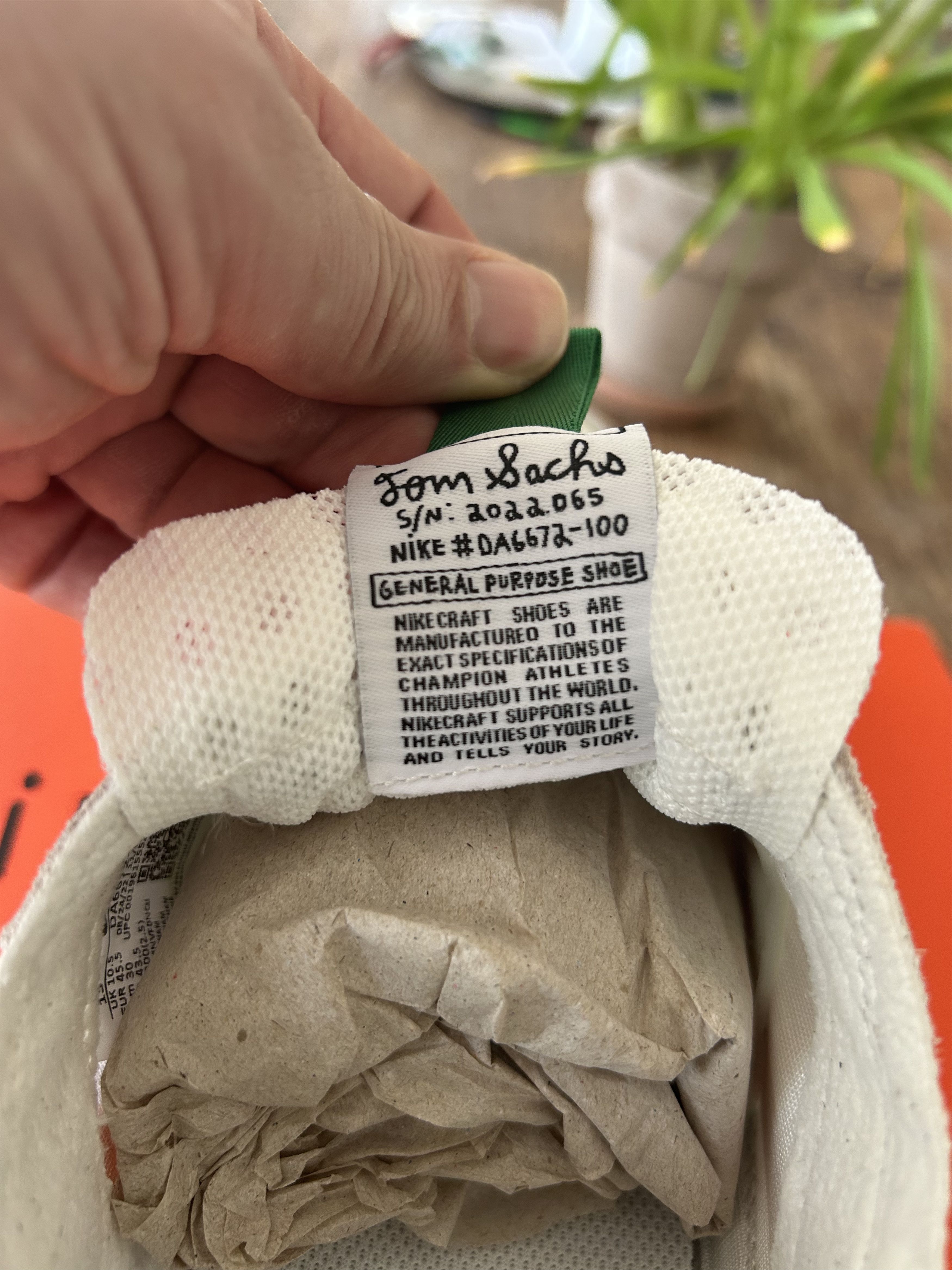 Nike × Tom Sachs General Purpose Shoe Size US 11.5 / EU 44-45 - 8 Thumbnail
