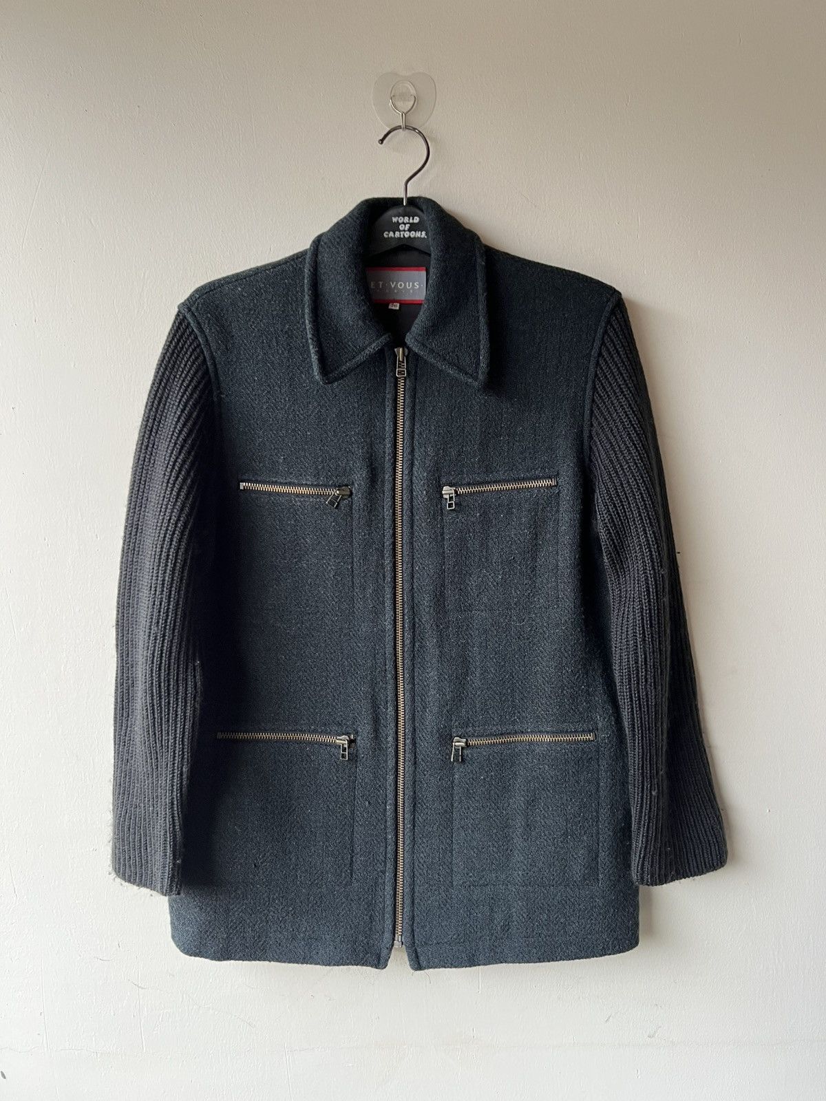 Hysteric Glamour Vintage 90s Et Vous Paris Hybrid Wool Jacket Size US S / EU 44-46 / 1 - 1 Thumbnail