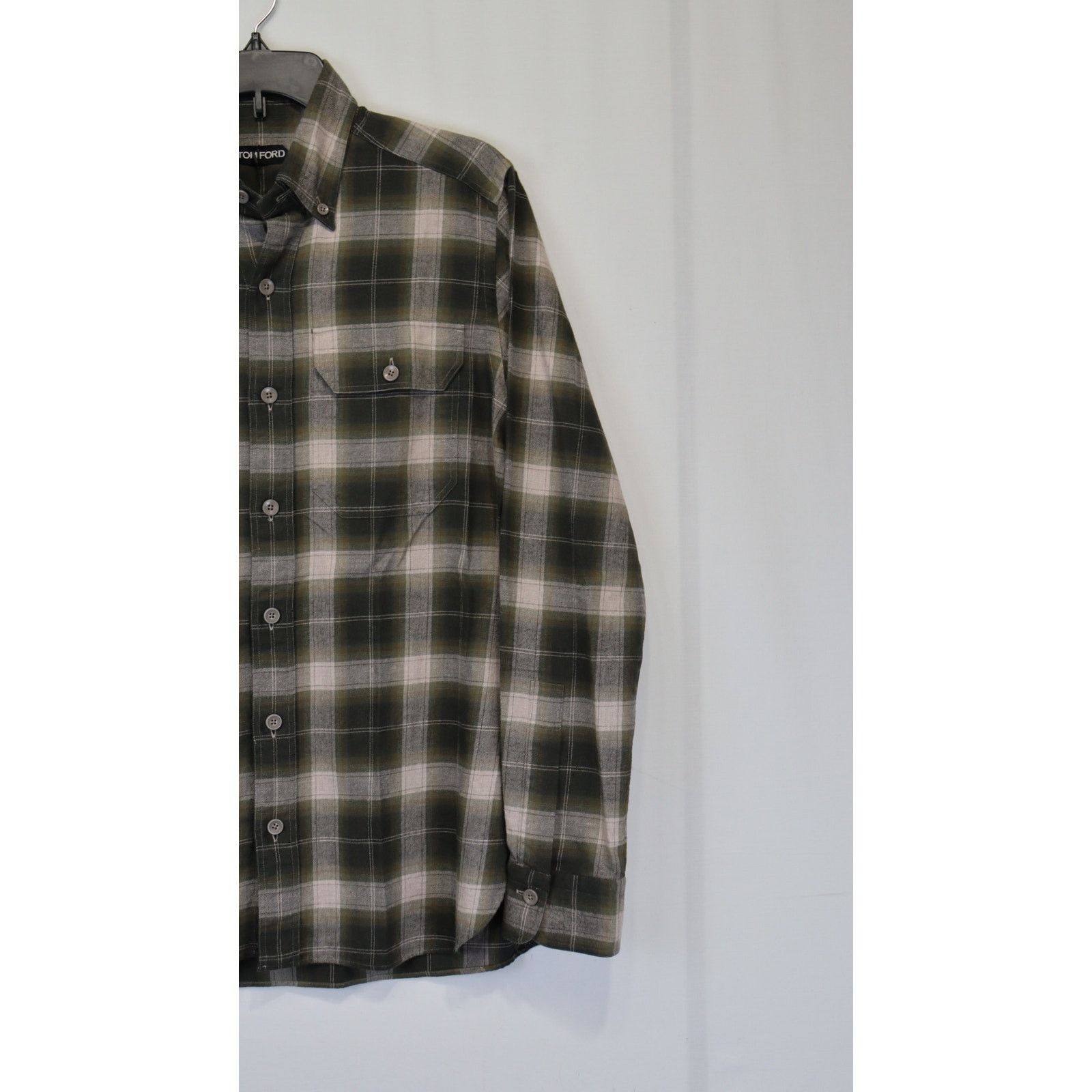 Tom Ford o1rshd1 Checked Button Up Shirt in Multicolor Size US S / EU 44-46 / 1 - 2 Thumbnail