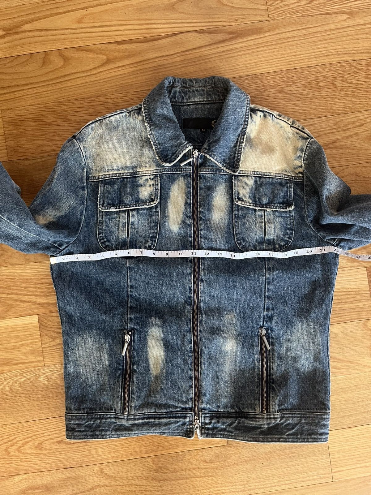 Roberto Cavalli Just Cavalli Denim/Jean Jacket Size US L / EU 52-54 / 3 - 7 Thumbnail