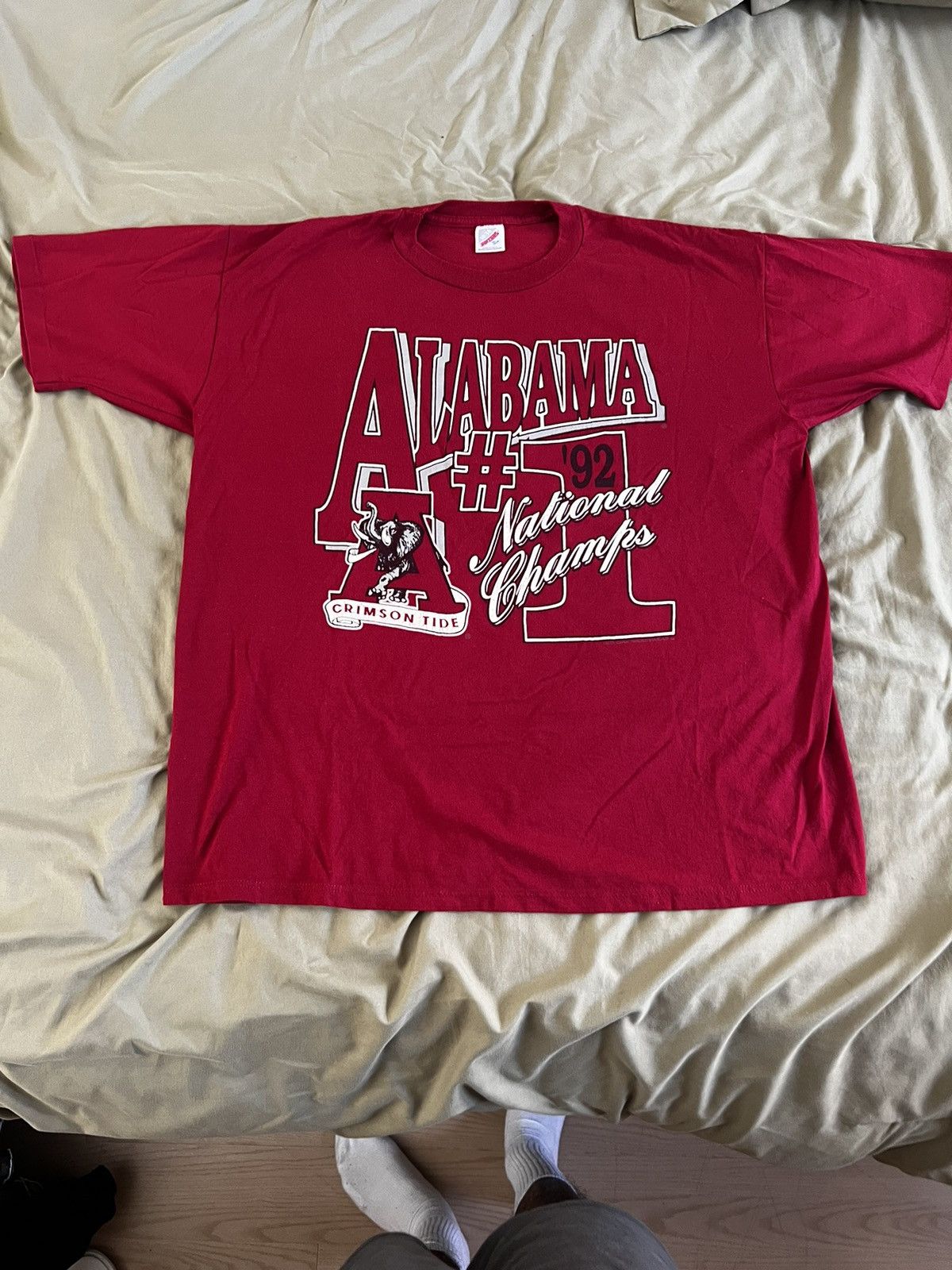 Jerzees Alabama 1992 National Champs tee Size US XL / EU 56 / 4 - 1 Thumbnail